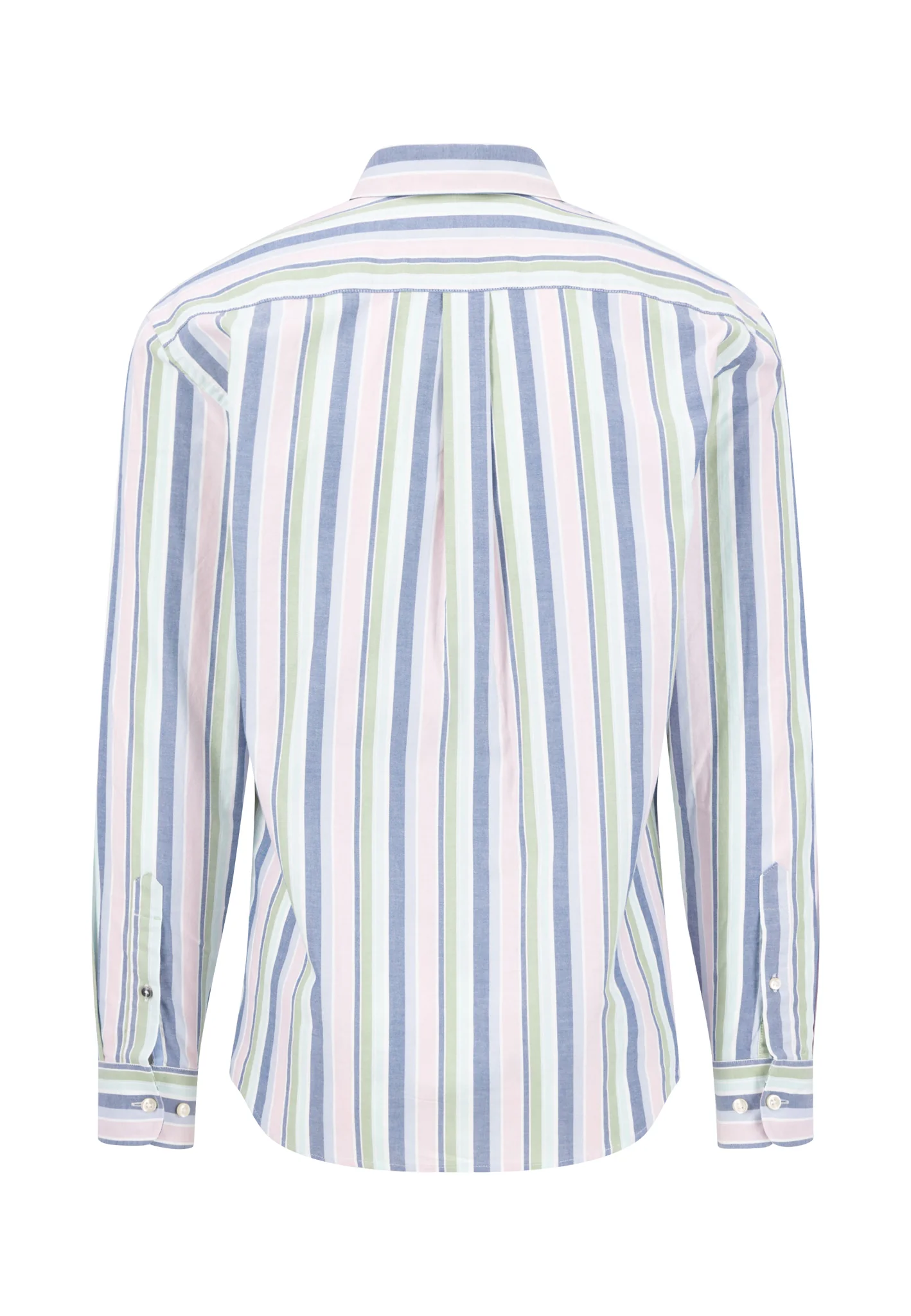 Oxfordhemd aus Baumwolle mit Streifenmuster und Button-Down-Kragen - Image 2