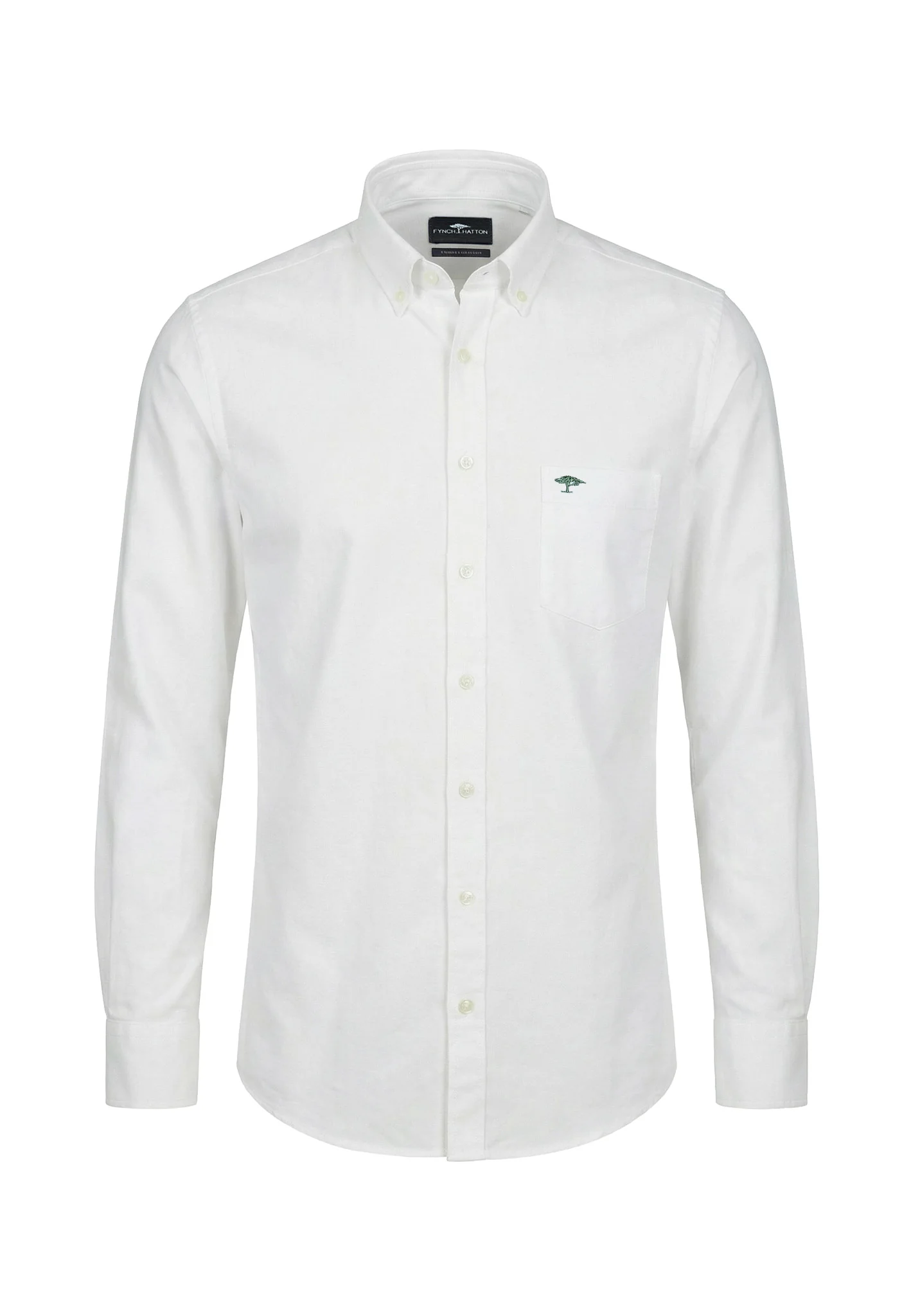 Oxfordhemd aus Baumwolle mit Struktur und Button-Down-Kragen - Image 9