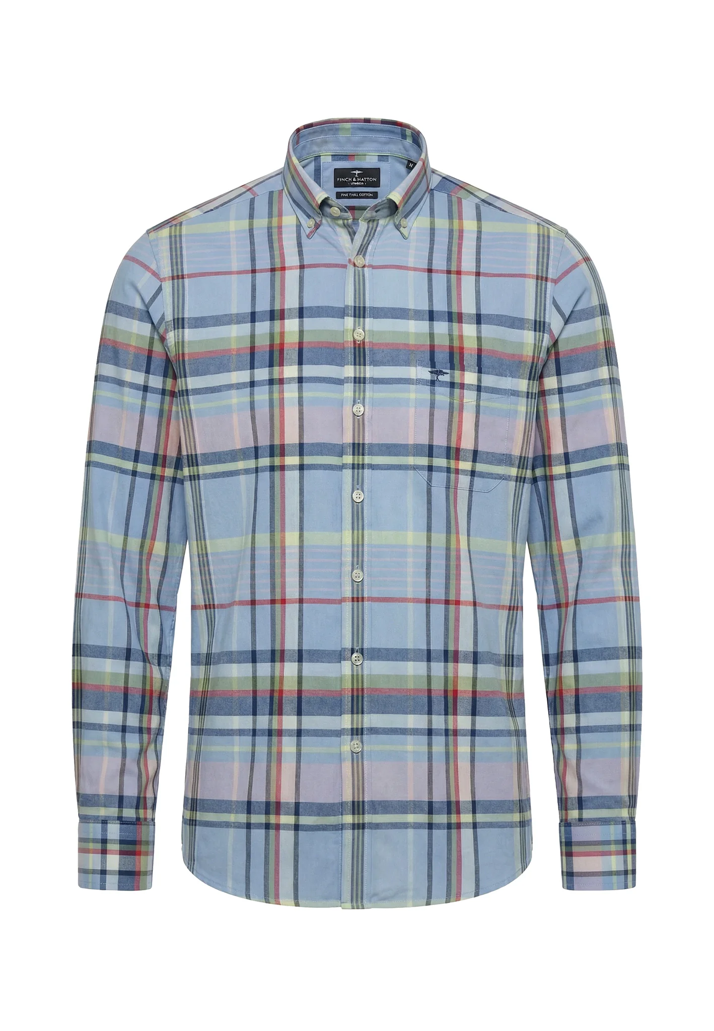 Oxfordhemd mit Button-Down-Kragen und langen Ärmeln - Image 4
