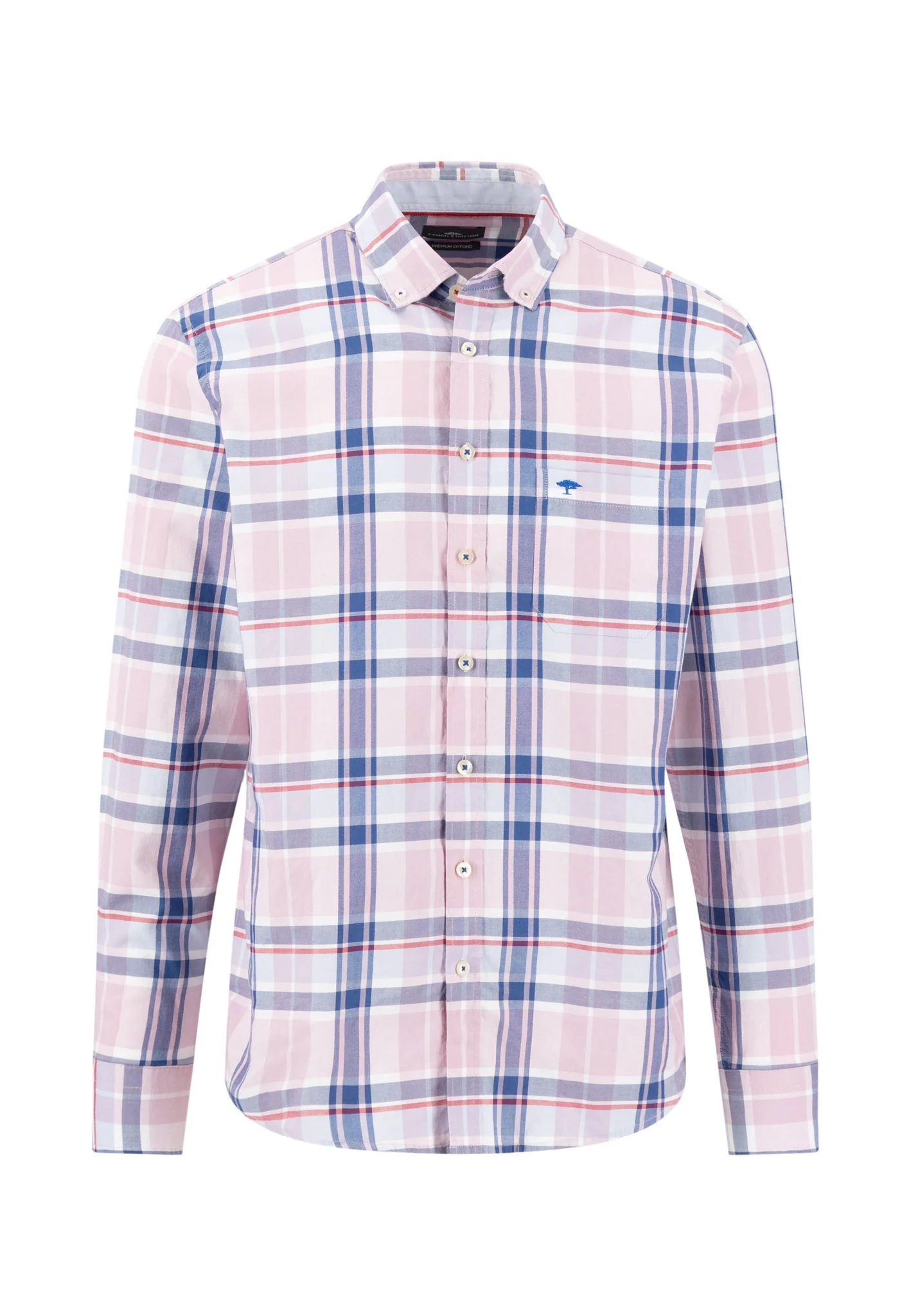 Oxfordhemd mit Button-Down-Kragen und langen Ärmeln - Image 4