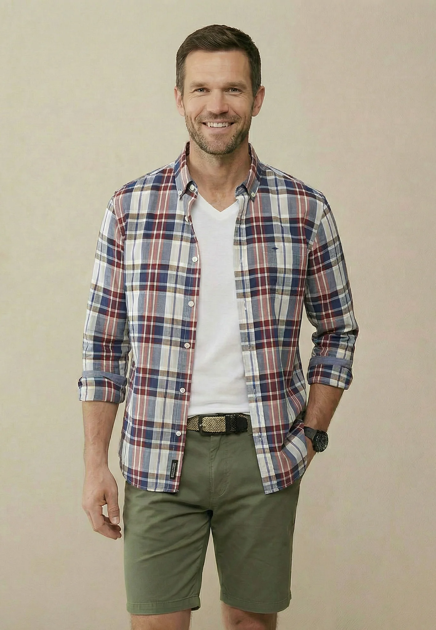 Oxfordhemd mit Button-Down-Kragen und langen Ärmeln - Image 6