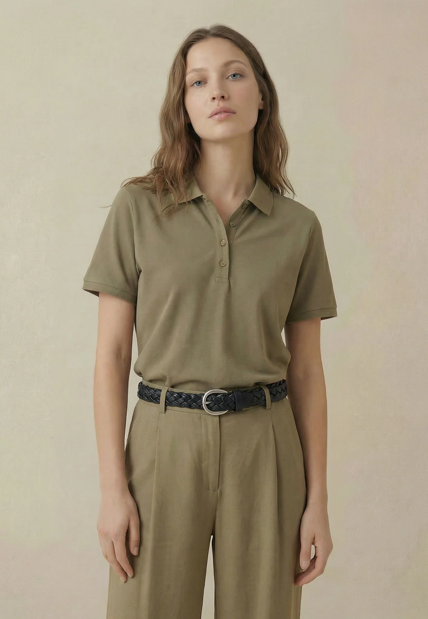 Poloshirt aus Baumwoll-Stretch mit klassischem Polokragen - Image 11