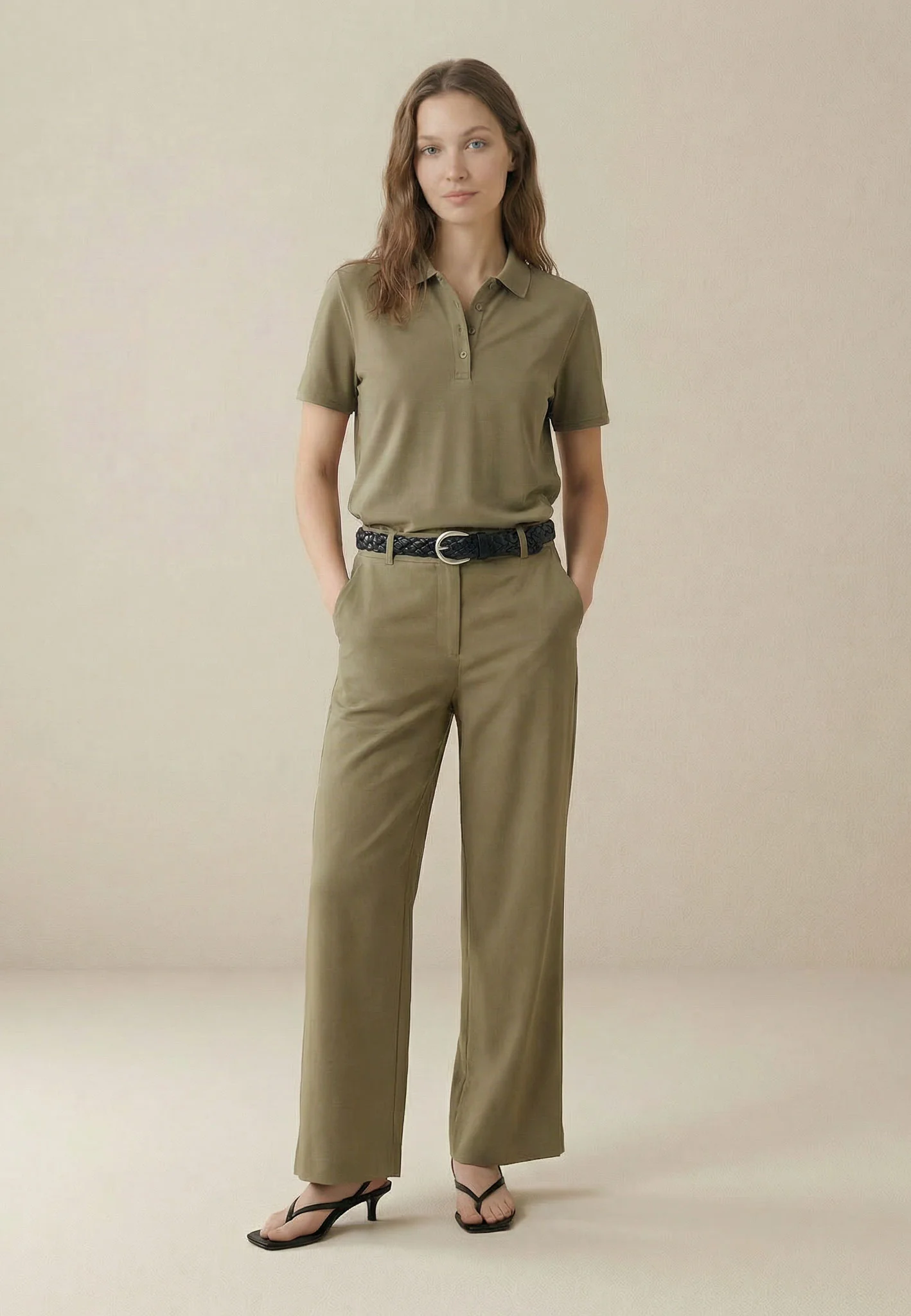 Poloshirt aus Baumwoll-Stretch mit klassischem Polokragen - Image 12