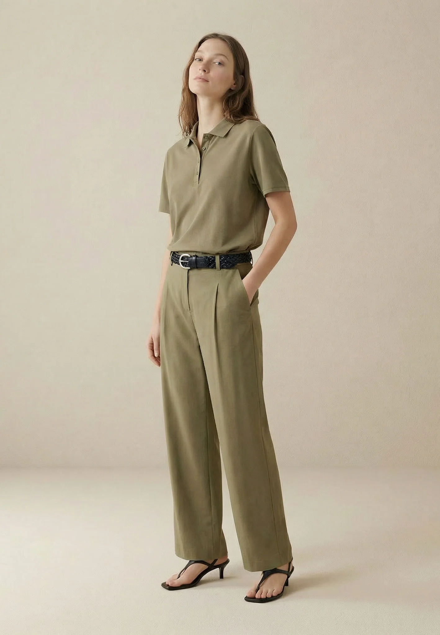 Poloshirt aus Baumwoll-Stretch mit klassischem Polokragen - Image 13