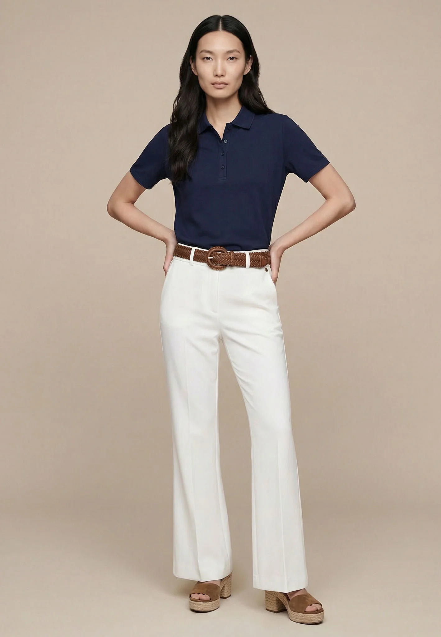 Poloshirt aus Baumwoll-Stretch mit klassischem Polokragen - Image 8