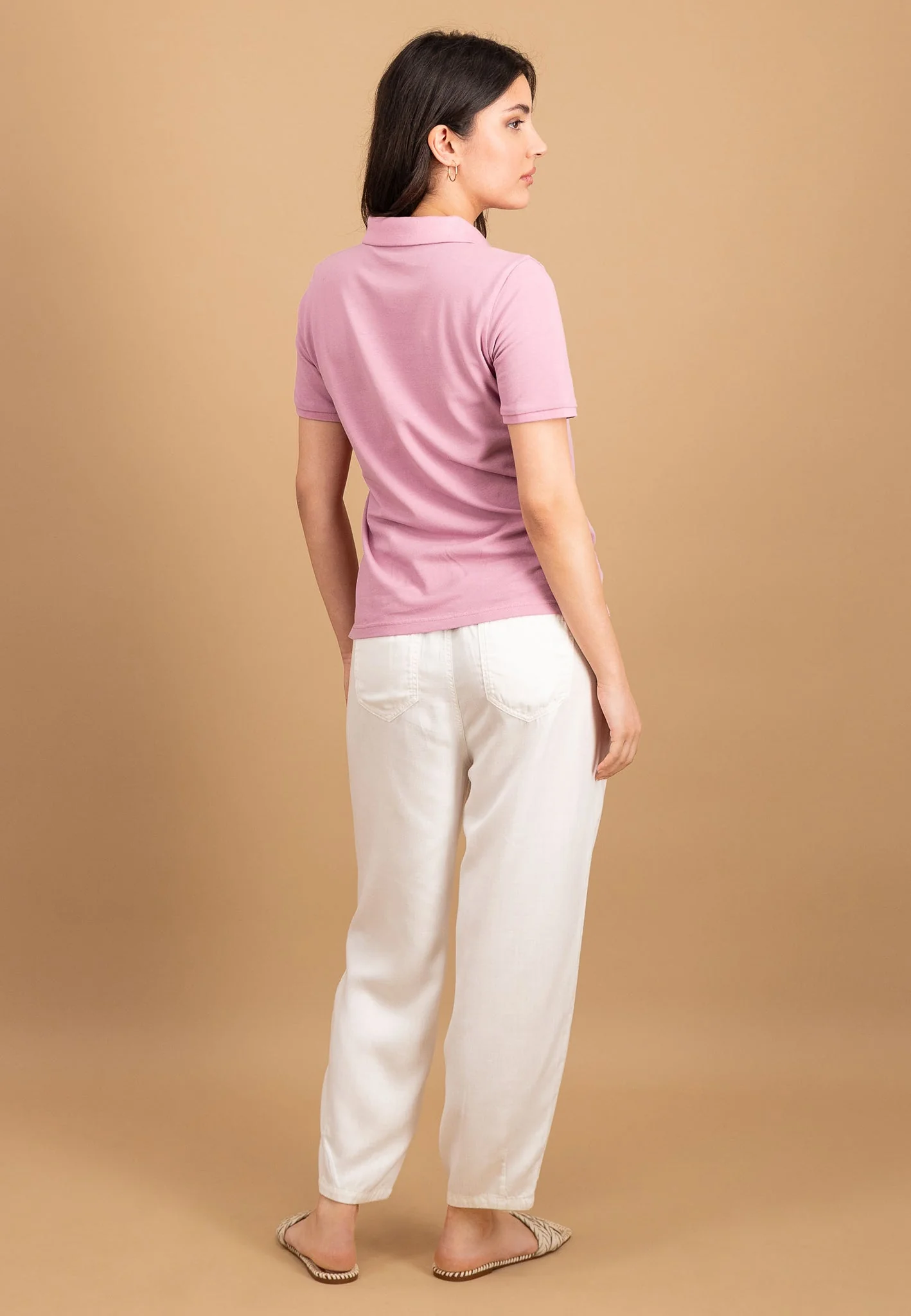 Poloshirt aus Baumwoll-Stretch mit Knopfleiste und klassischem Kragen - Image 32