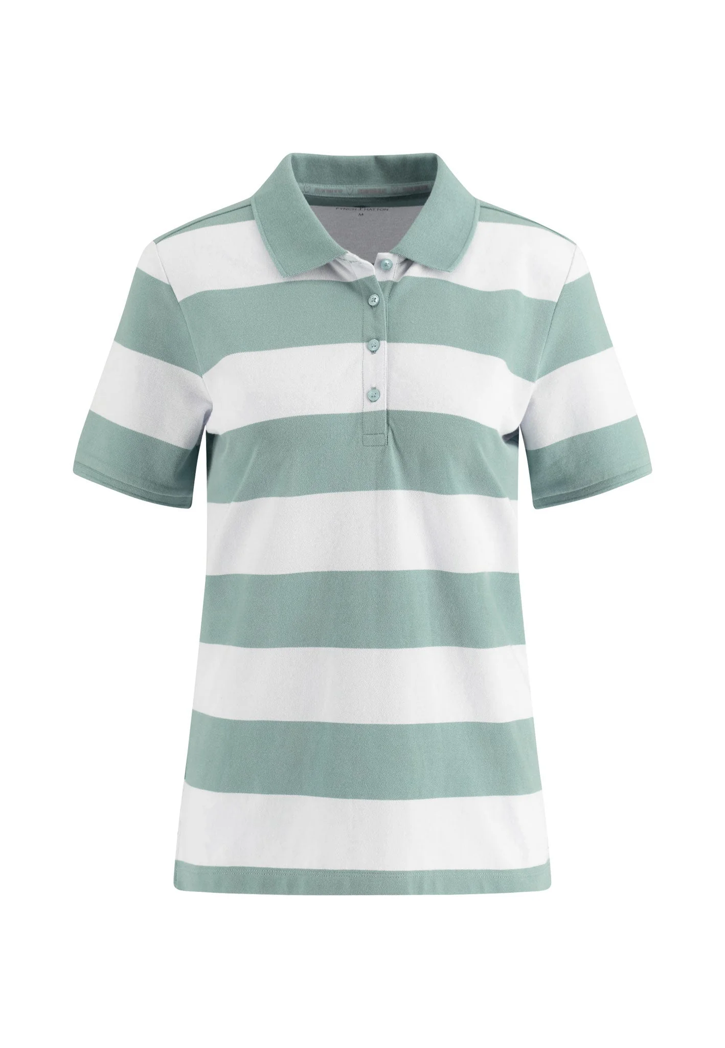 Poloshirt aus Baumwoll-Stretch mit Streifenmuster und Knopfleiste - Image 11