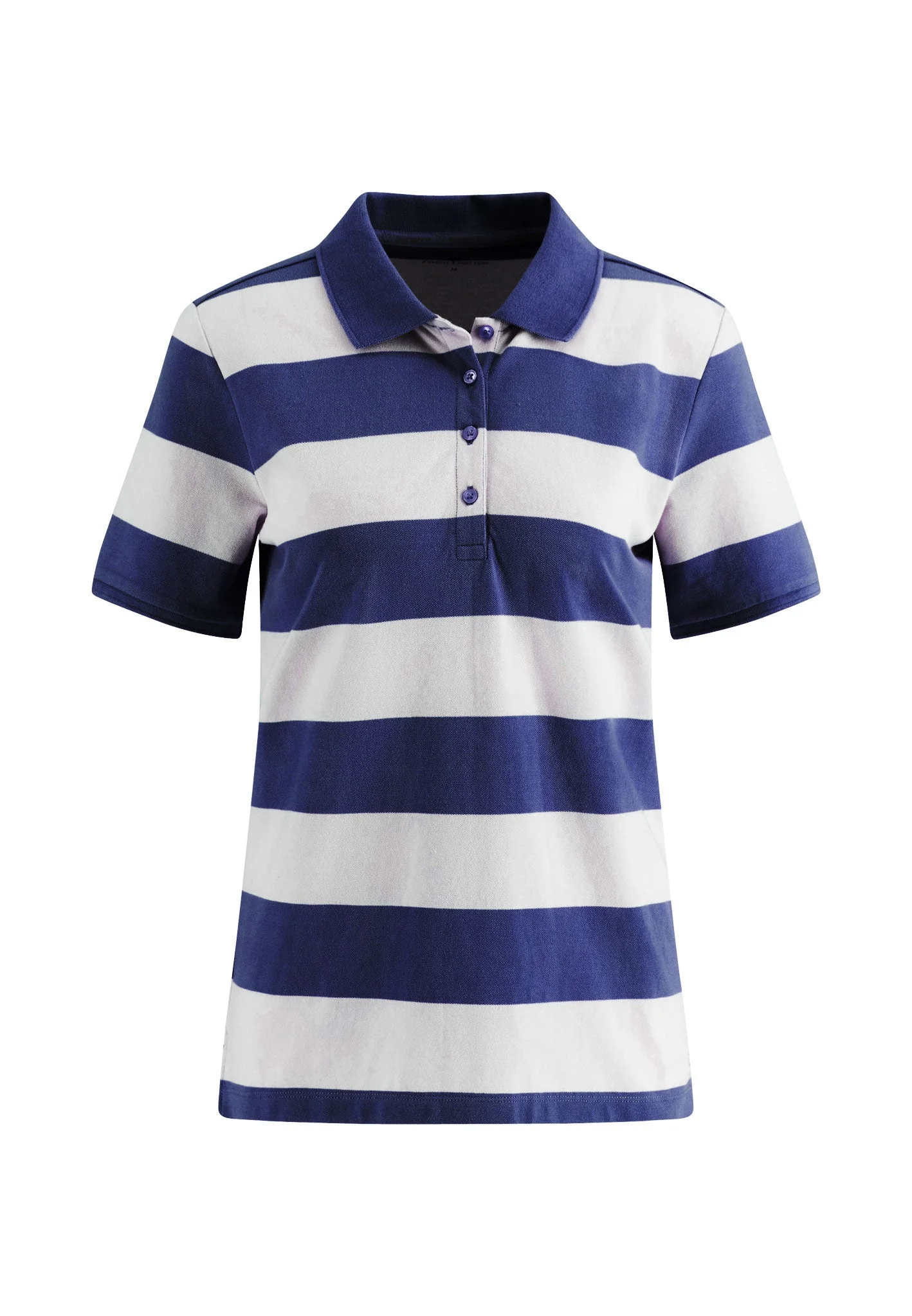 Poloshirt aus Baumwoll-Stretch mit Streifenmuster und Knopfleiste - Image 9