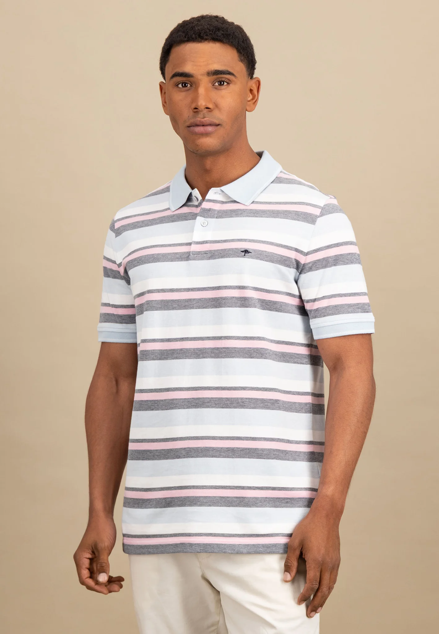 Poloshirt aus Baumwolle Casual-Fit
