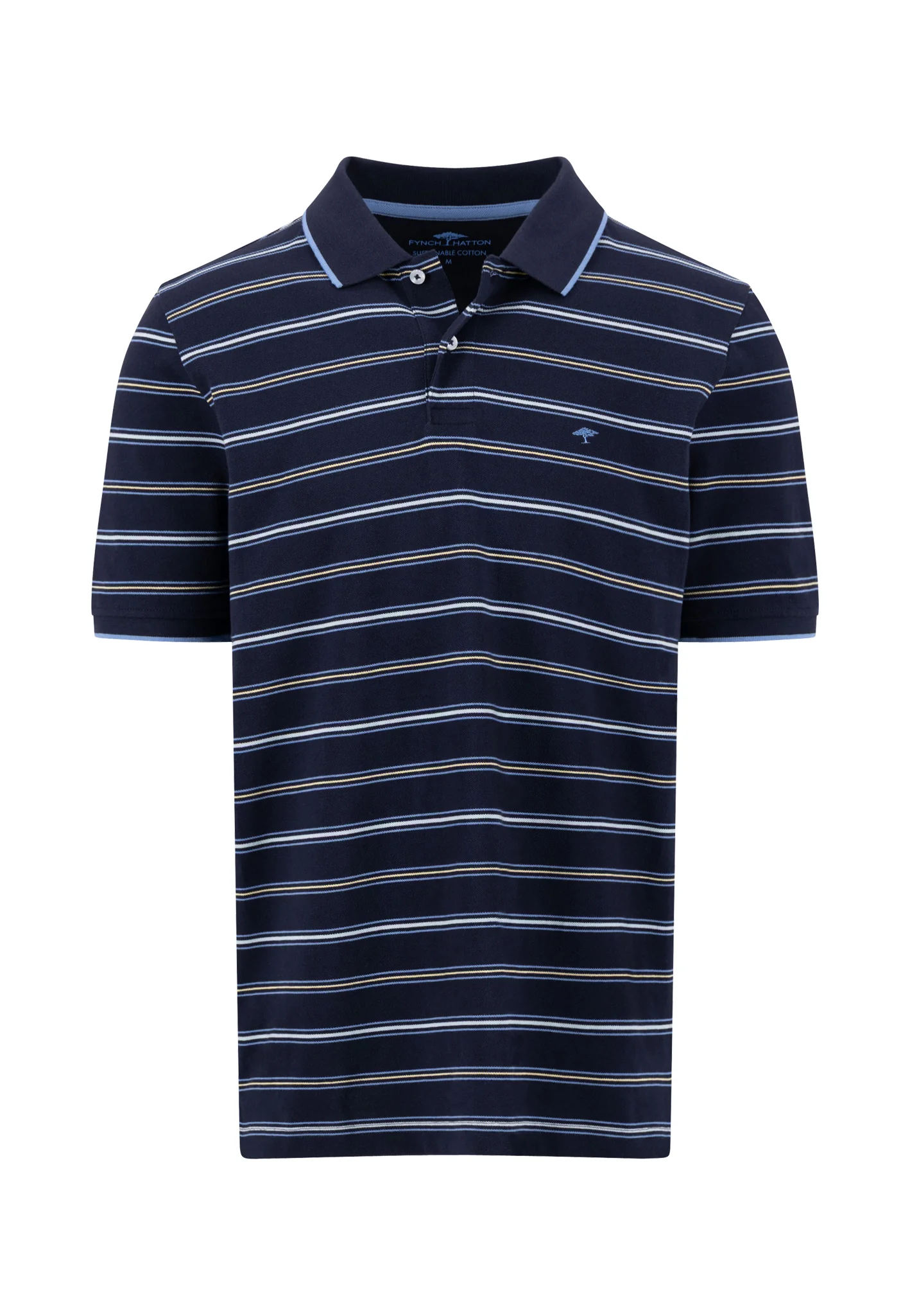 Poloshirt aus Baumwolle in Streifenoptik - Image 17