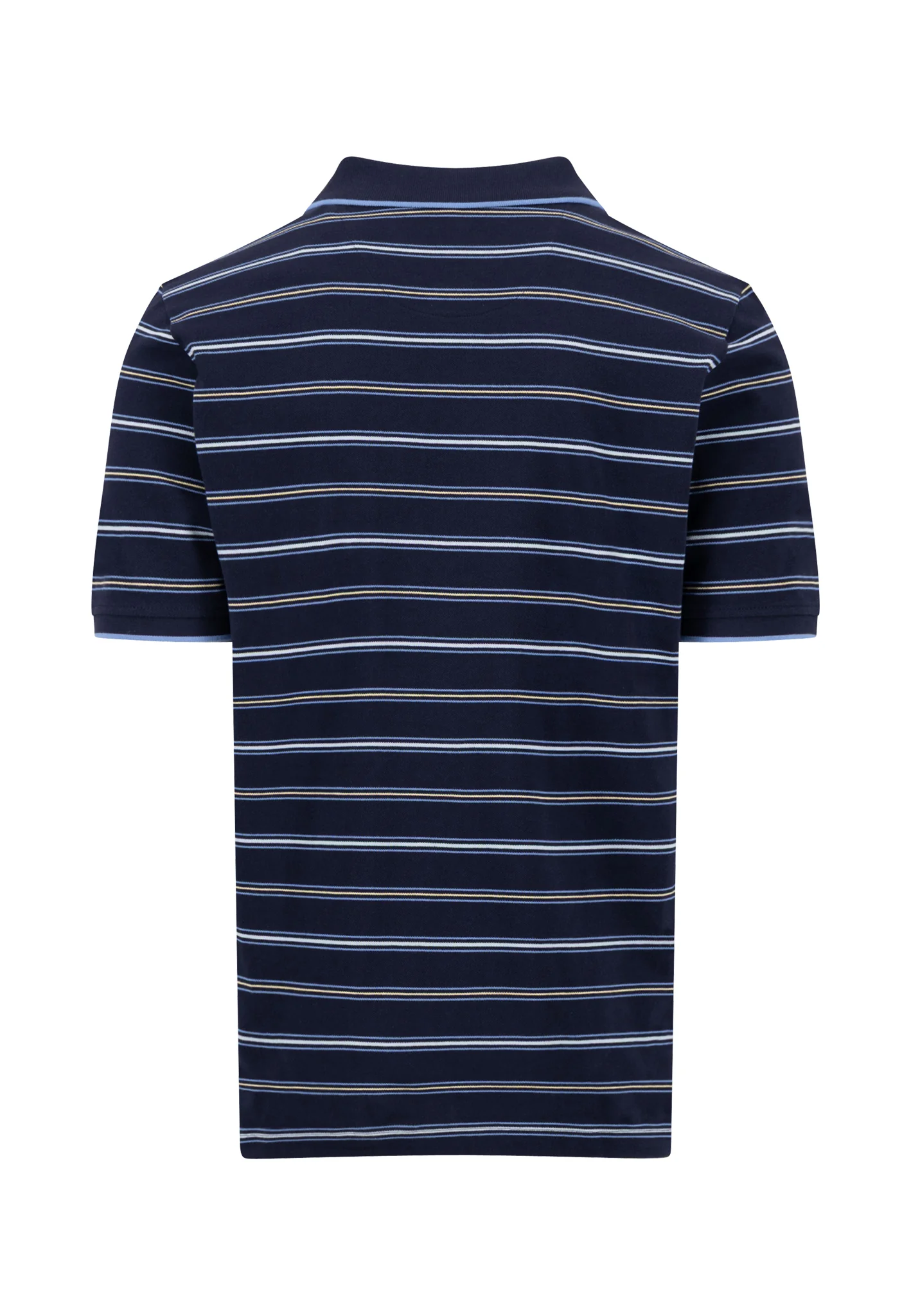 Poloshirt aus Baumwolle in Streifenoptik - Image 18