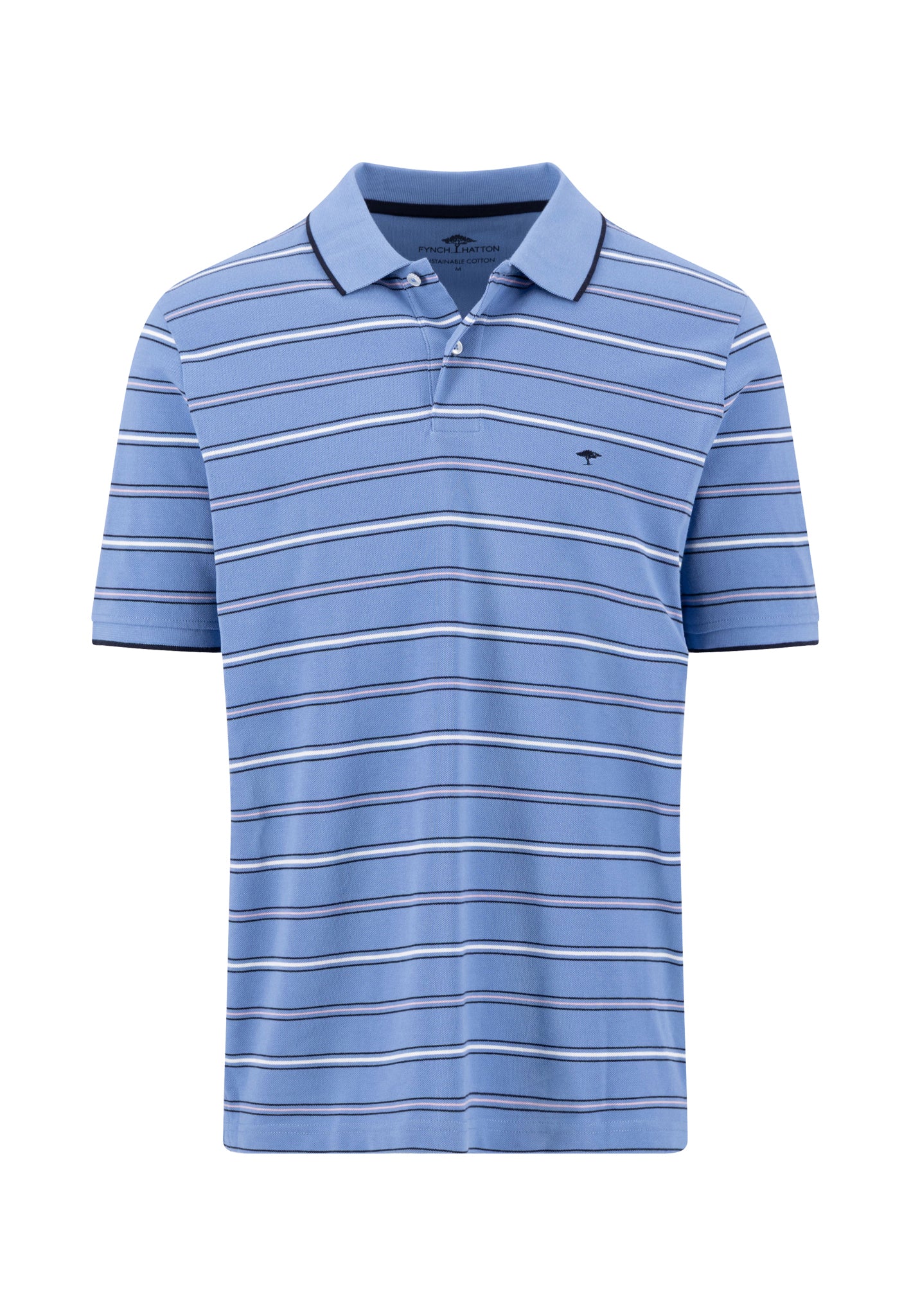 Poloshirt aus Baumwolle in Streifenoptik - Image 5