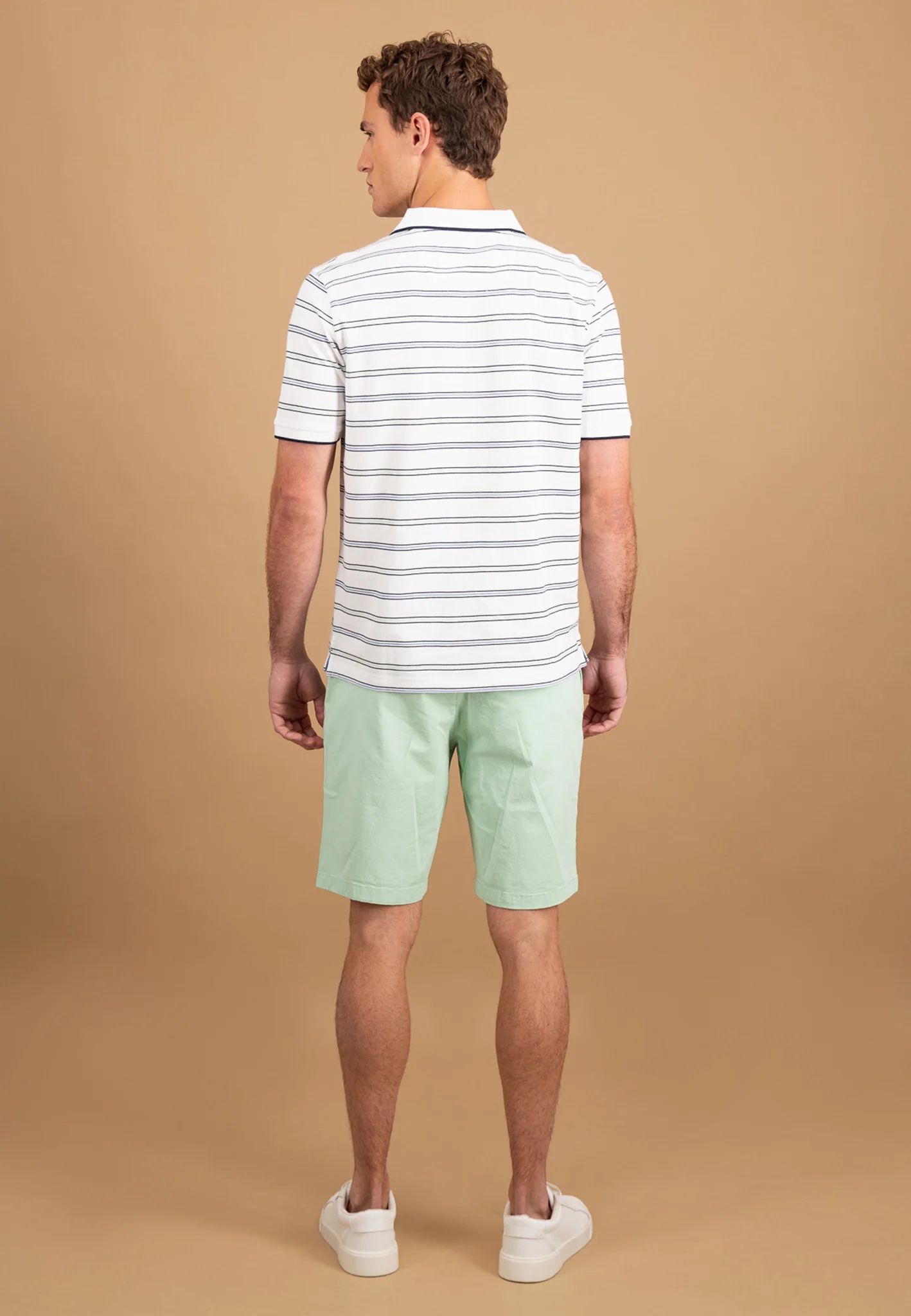 Poloshirt aus Baumwolle in Streifenoptik - Image 8