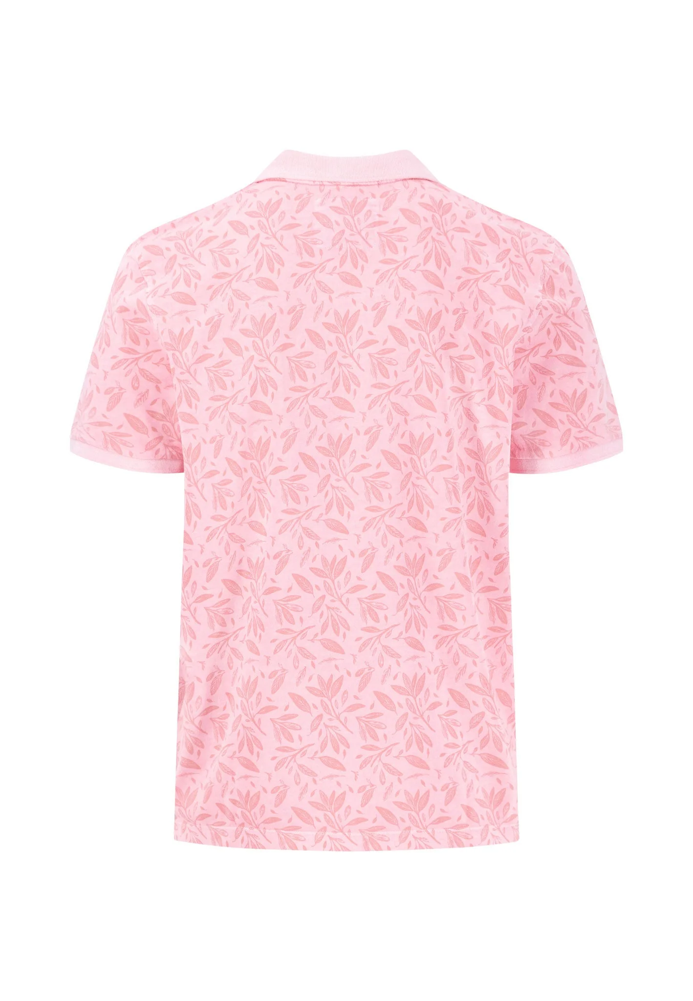 Poloshirt aus Baumwolle mit botanischem Alloverprint - Image 8