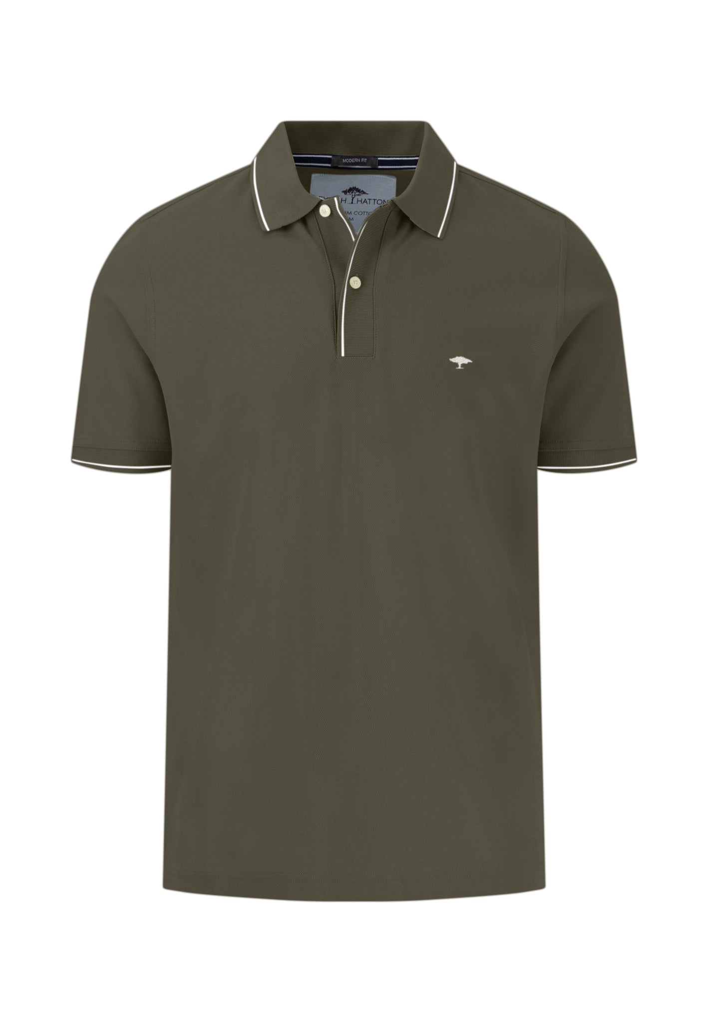 Poloshirt aus Baumwolle mit dezentem Kragendetail - Image 11
