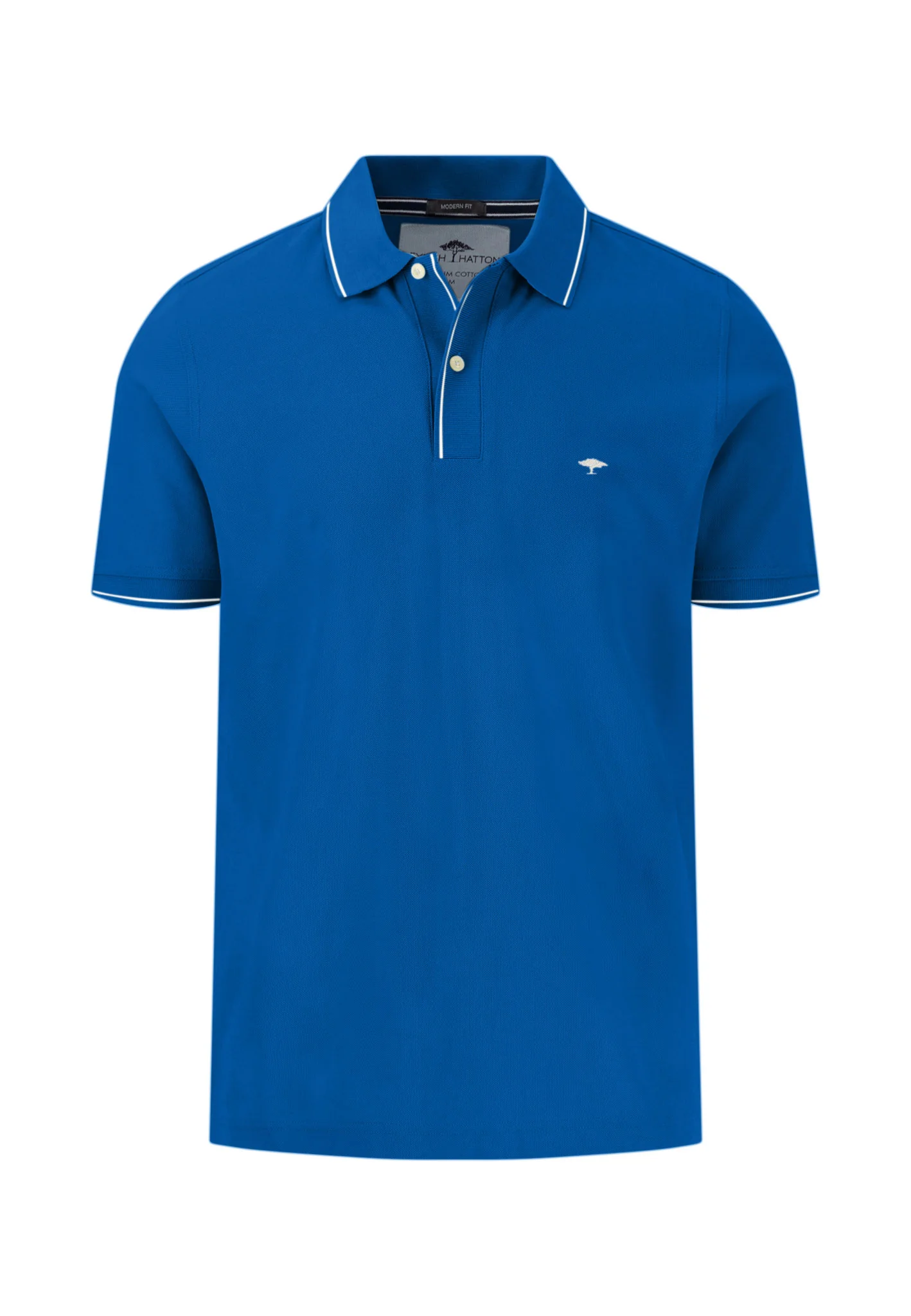 Poloshirt aus Baumwolle mit dezentem Kragendetail - Image 17