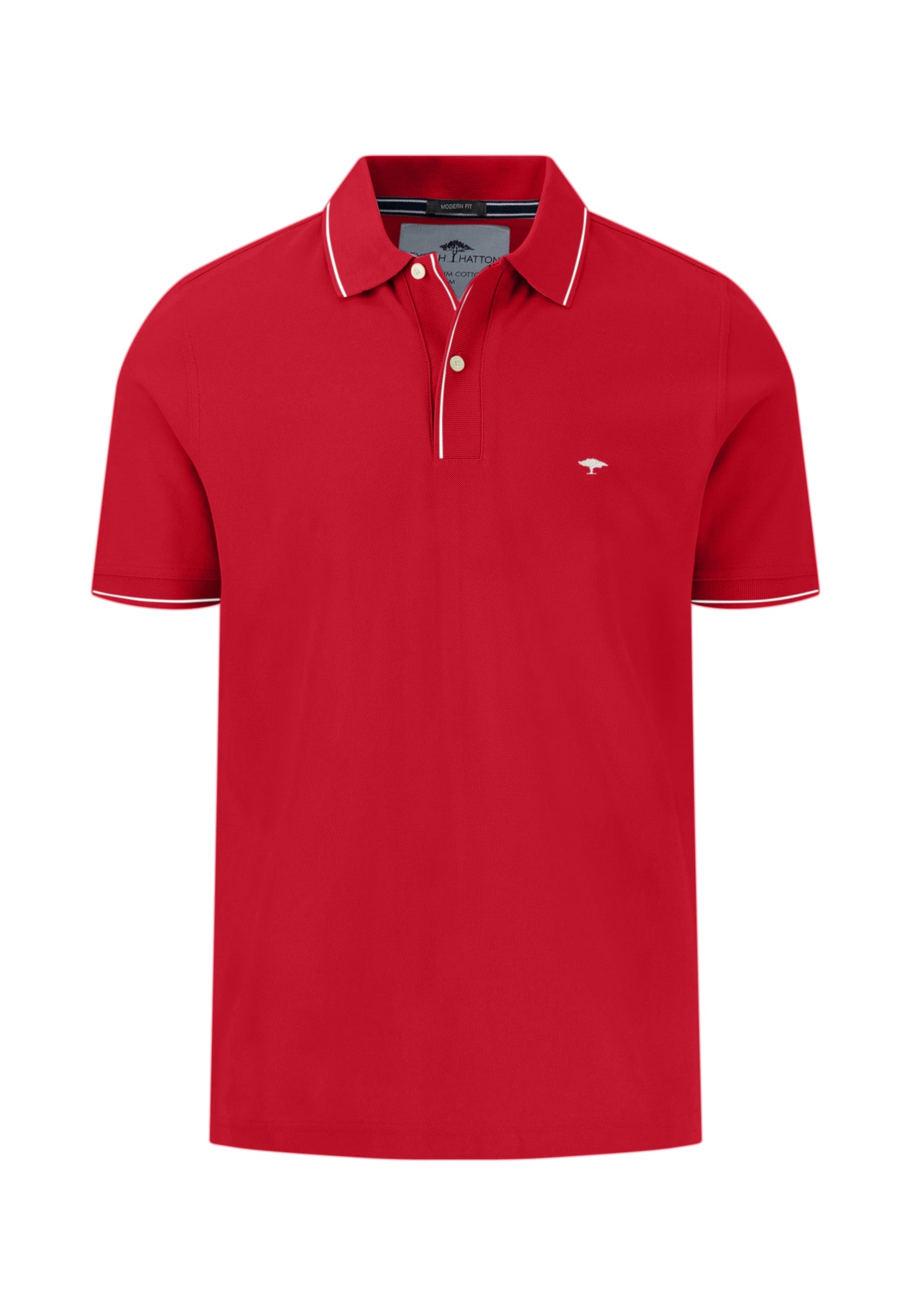 Poloshirt aus Baumwolle mit dezentem Kragendetail - Image 23