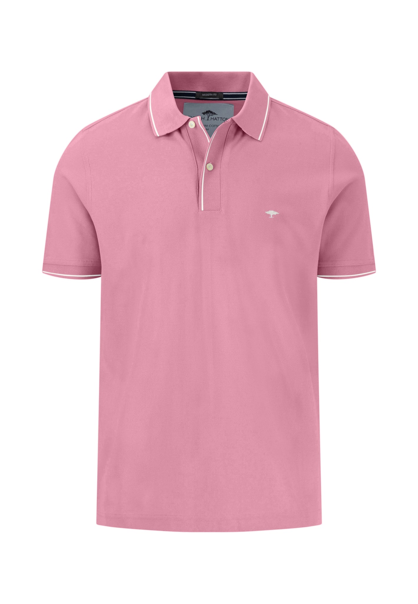Poloshirt aus Baumwolle mit dezentem Kragendetail - Image 29