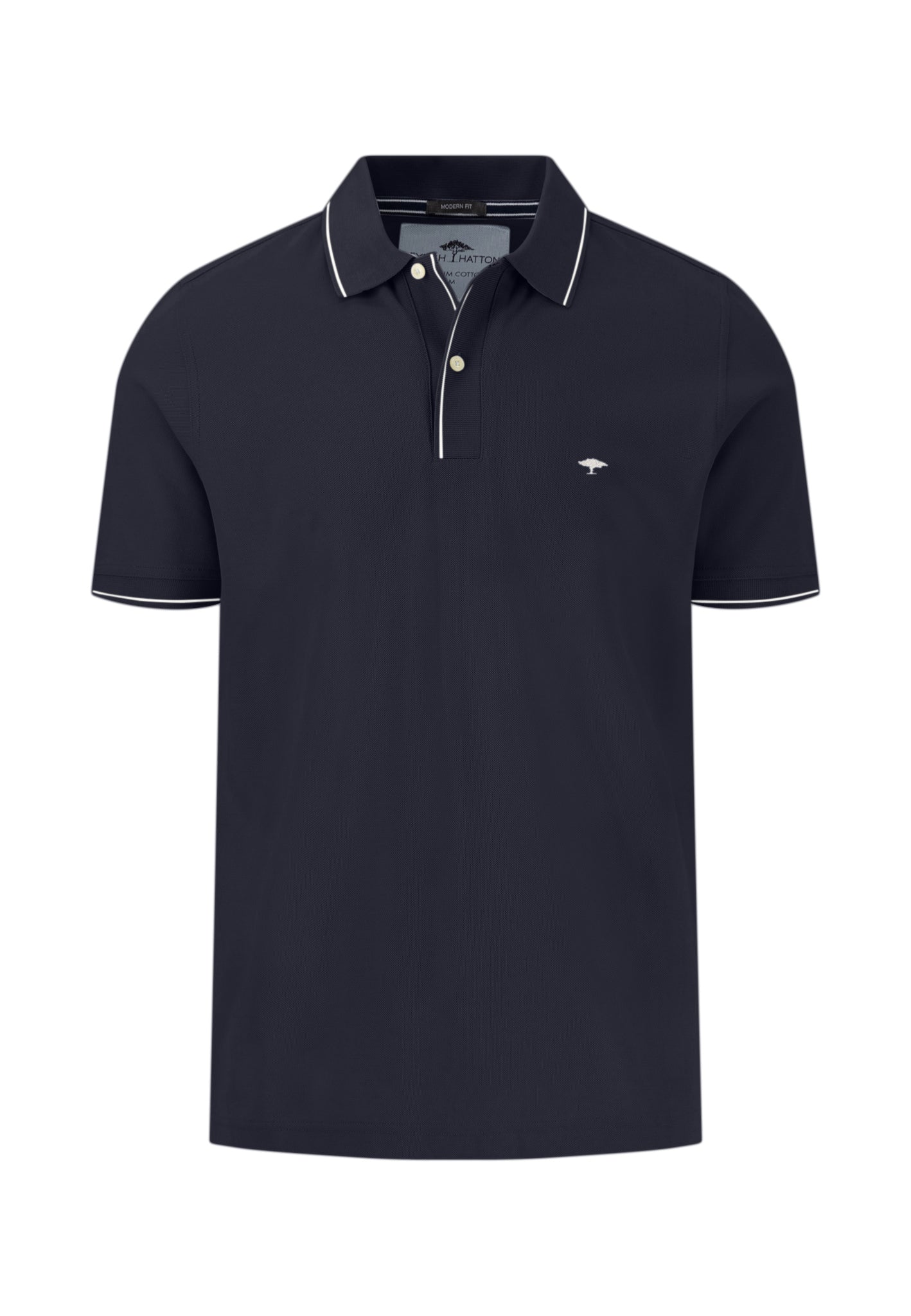 Poloshirt aus Baumwolle mit dezentem Kragendetail - Image 41
