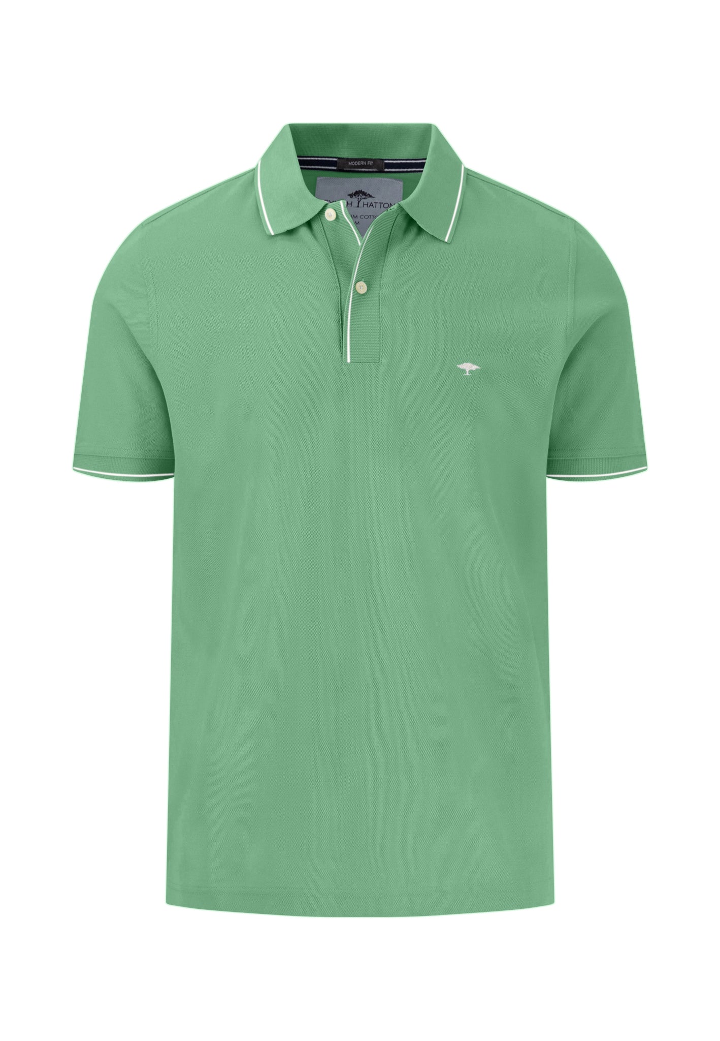 Poloshirt aus Baumwolle mit dezentem Kragendetail - Image 47