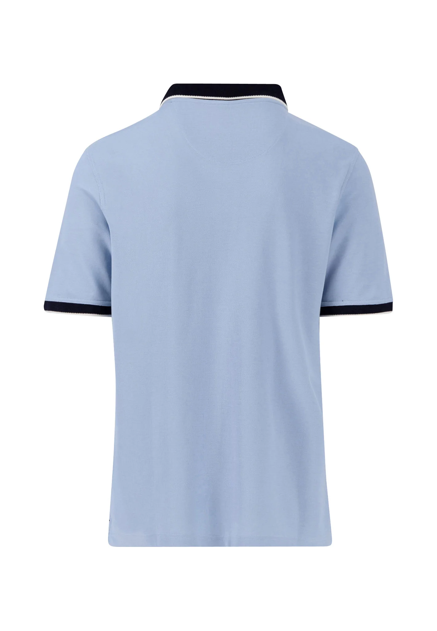Poloshirt aus Baumwolle mit farbig abgesetztem Kragen - Image 2