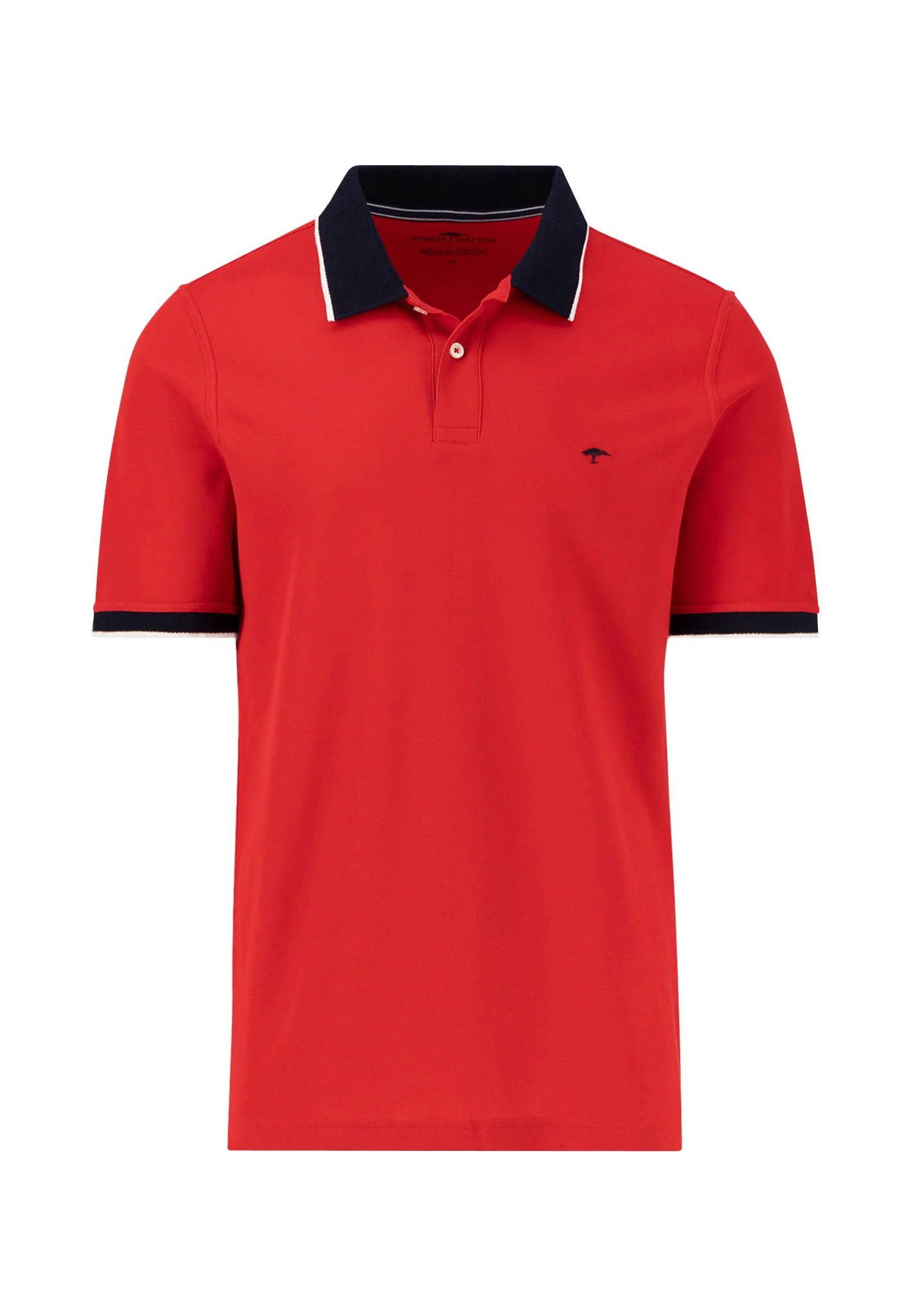 Poloshirt aus Baumwolle mit farbig abgesetztem Kragen - Image 3