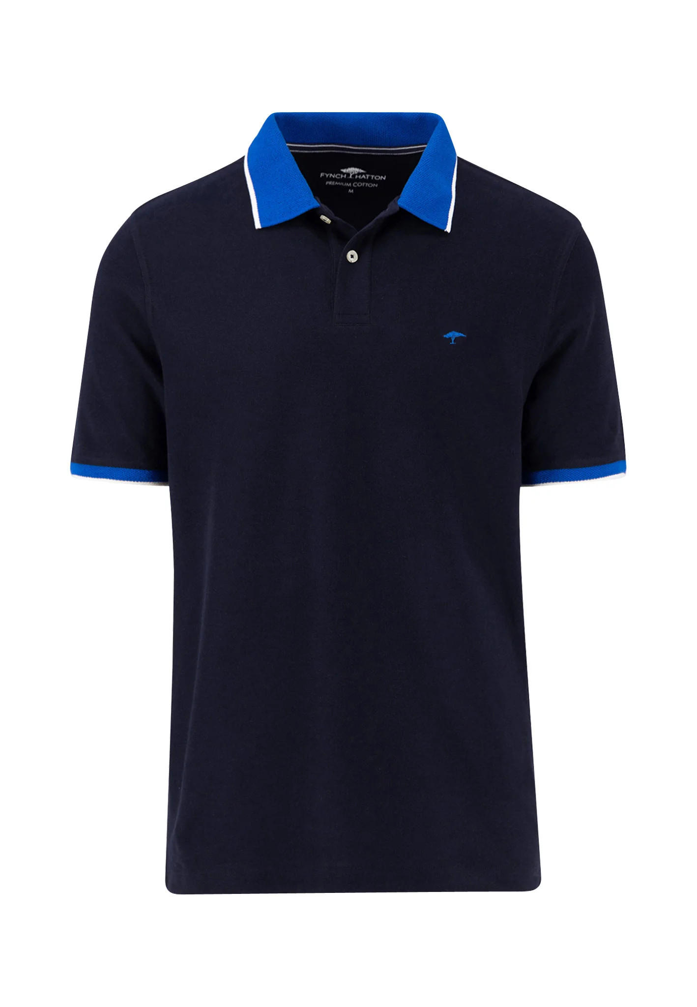 Poloshirt aus Baumwolle mit farbig abgesetztem Kragen - Image 5