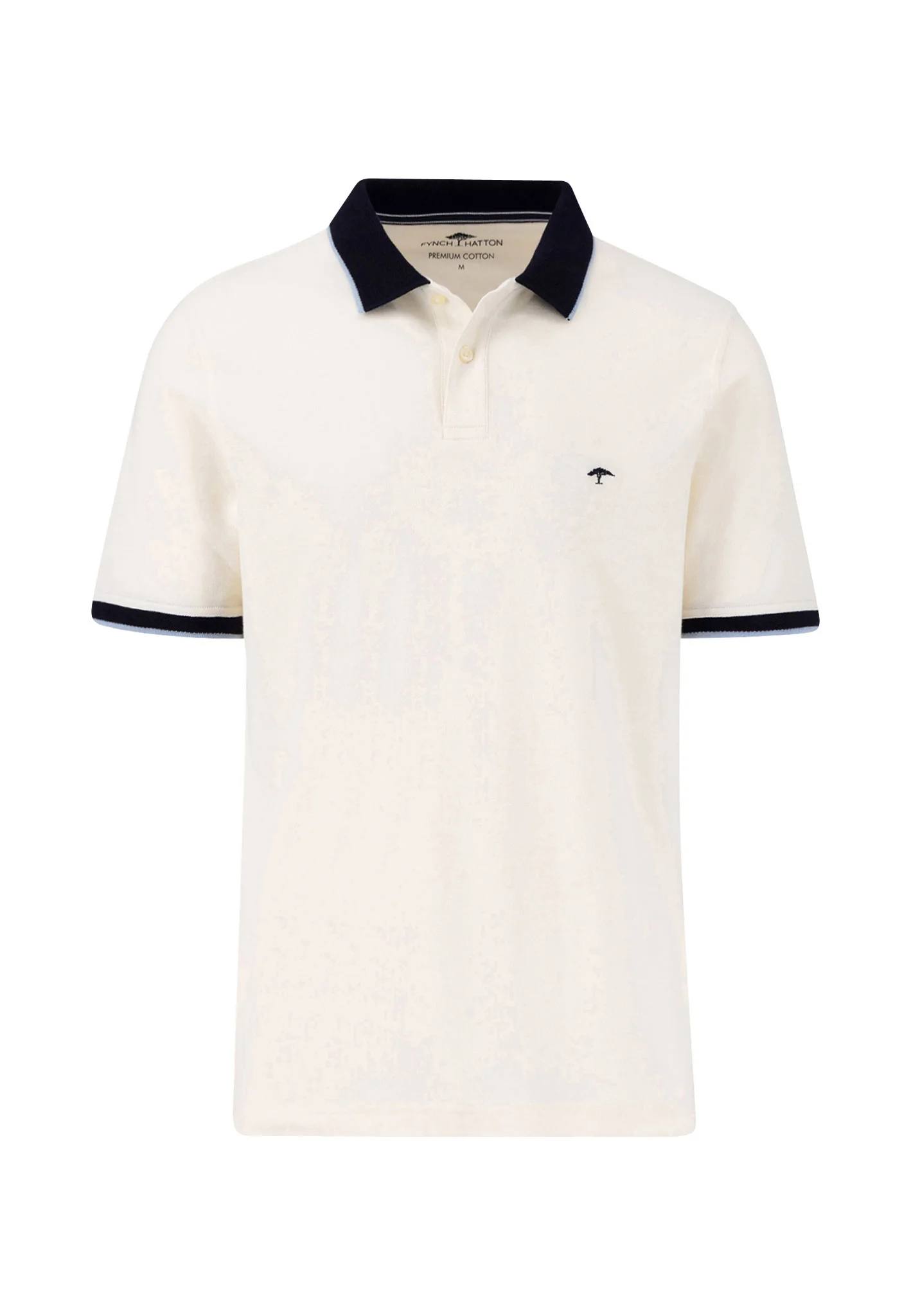 Poloshirt aus Baumwolle mit farbig abgesetztem Kragen - Image 7