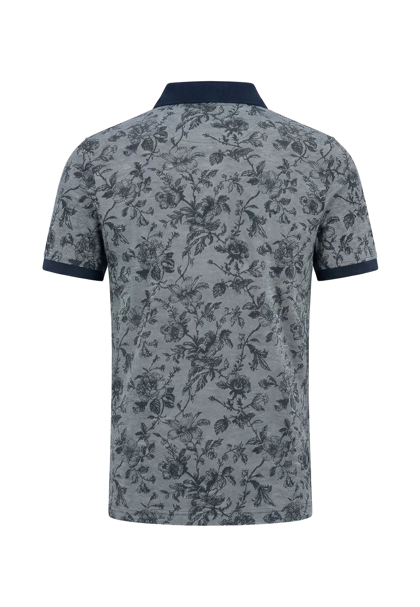 Poloshirt aus Baumwolle mit floralem Allover-Print - Image 2
