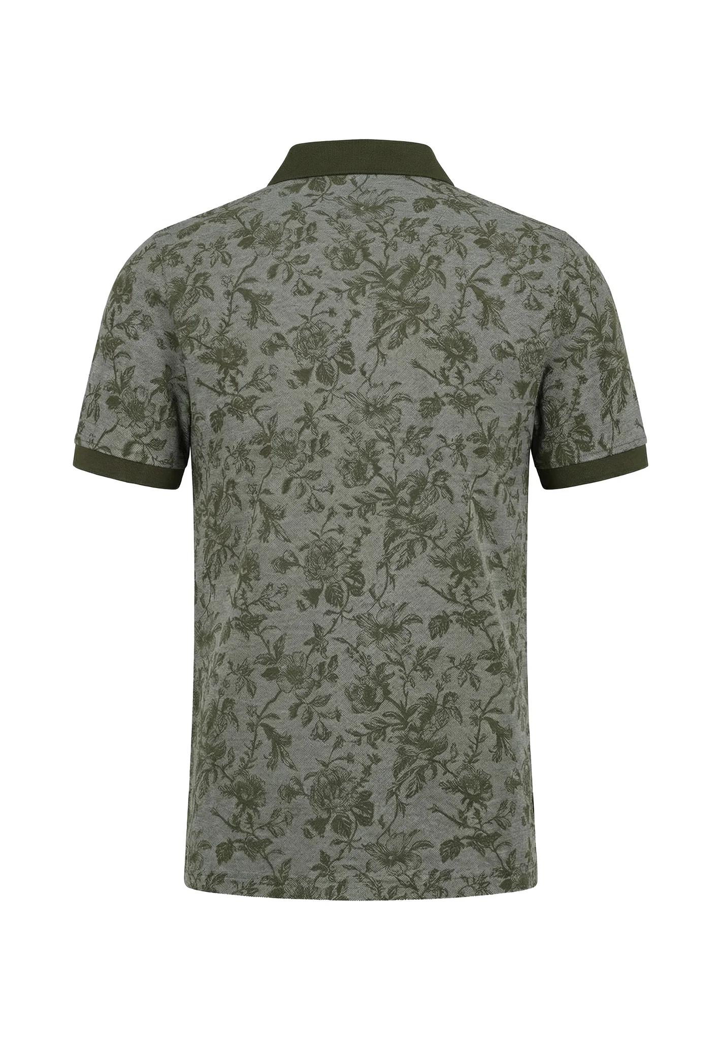 Poloshirt aus Baumwolle mit floralem Allover-Print - Image 4