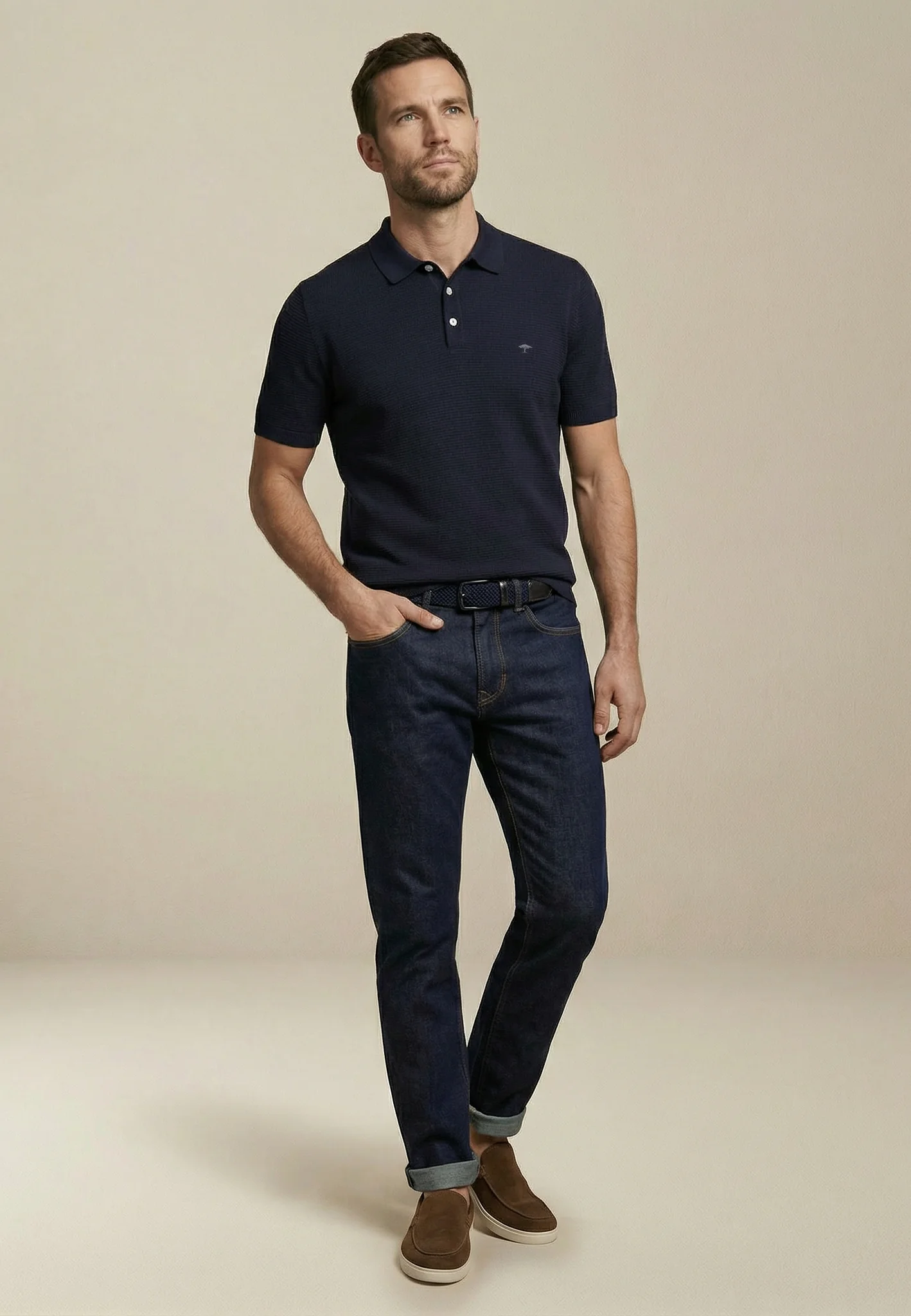 Poloshirt aus Baumwolle mit klassischem Polokragen – Air Cotton - Image 15