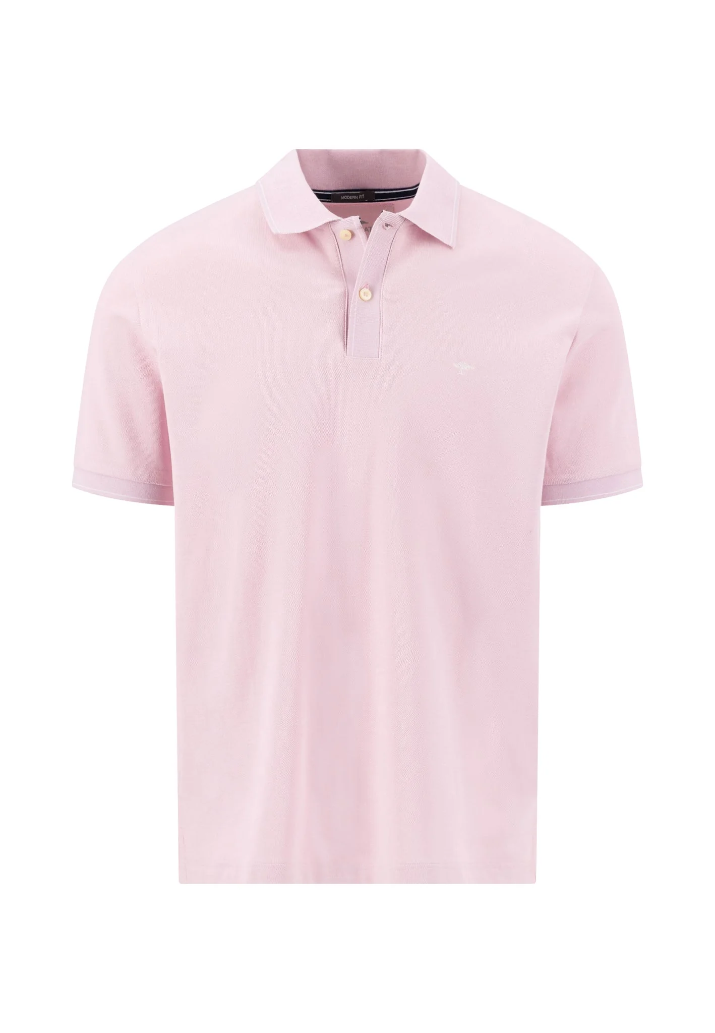 Poloshirt aus Baumwolle mit Knopfleiste und Polokragen