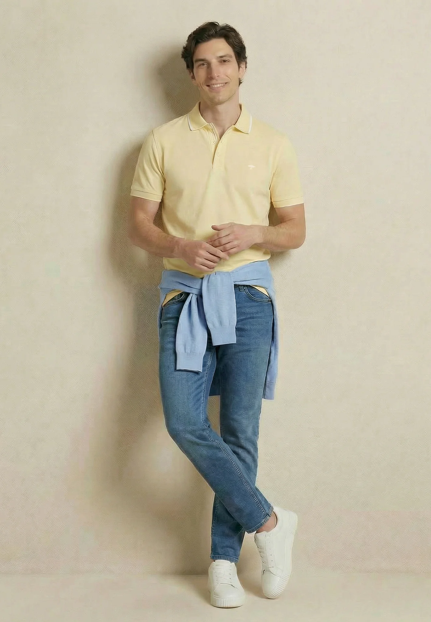 Poloshirt aus Baumwolle mit Kontrastdetails - Image 13