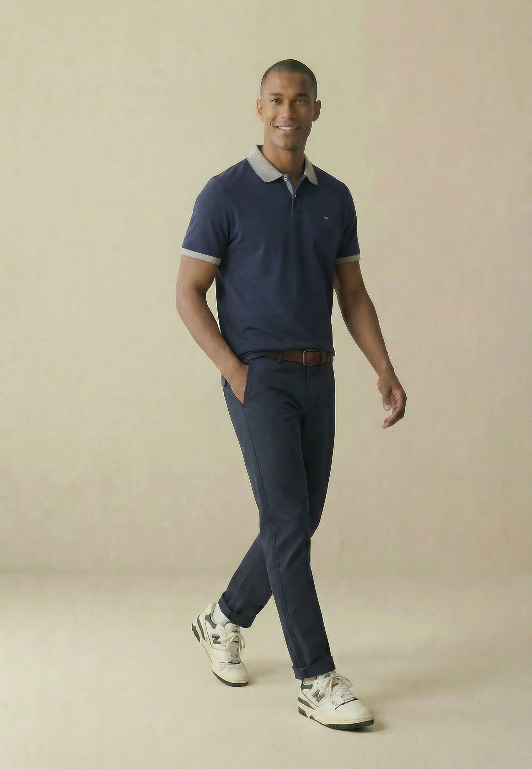 Poloshirt aus Baumwolle mit Kontrastdetails - Image 23
