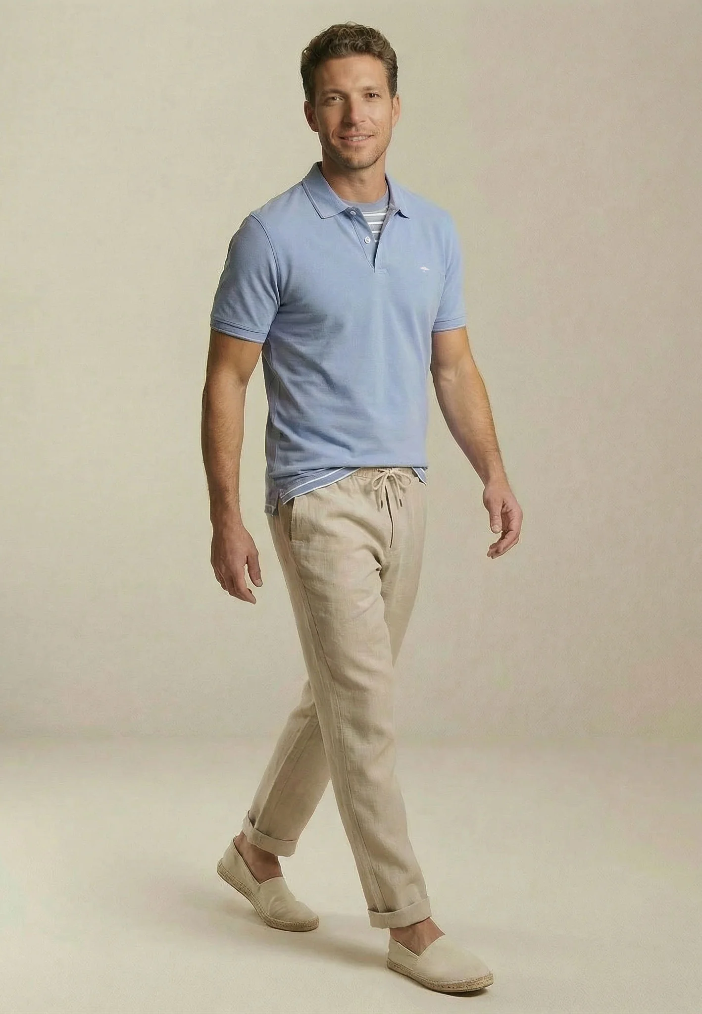 Poloshirt aus Baumwolle mit Kontrastdetails - Image 8