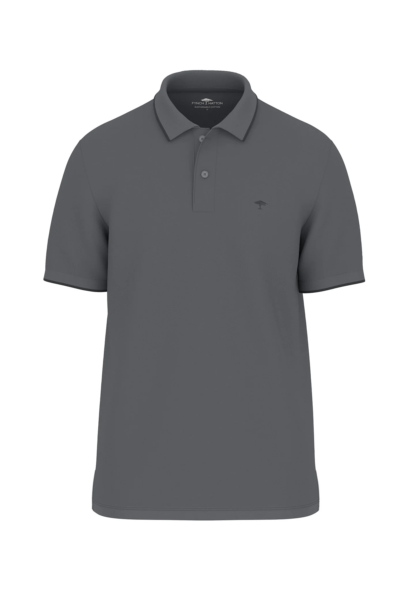 Poloshirt aus Baumwolle mit Kontrastdetails - Image 8
