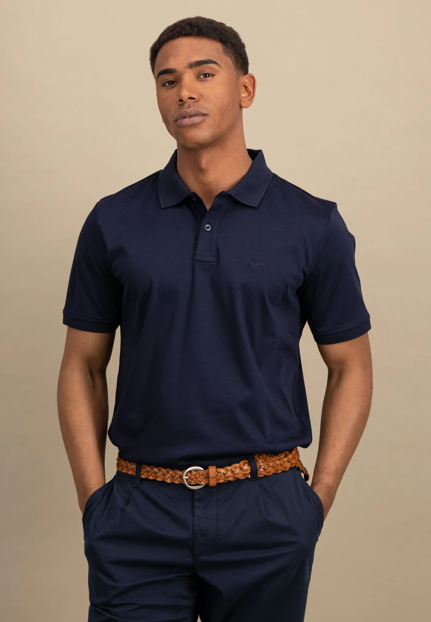 Poloshirt aus Baumwolle mit Logo Detail - Image 3