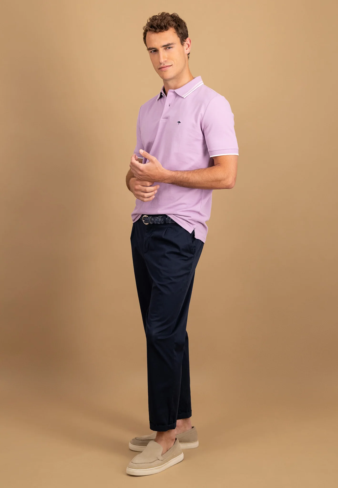 Poloshirt aus Baumwolle mit Logo Detail - Image 10