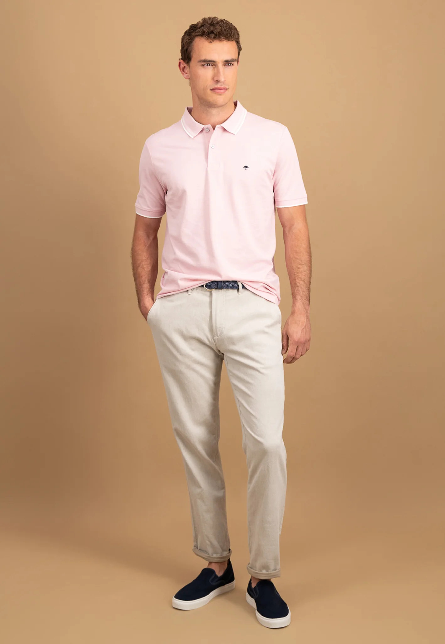 Poloshirt aus Baumwolle mit Logo Detail - Image 2