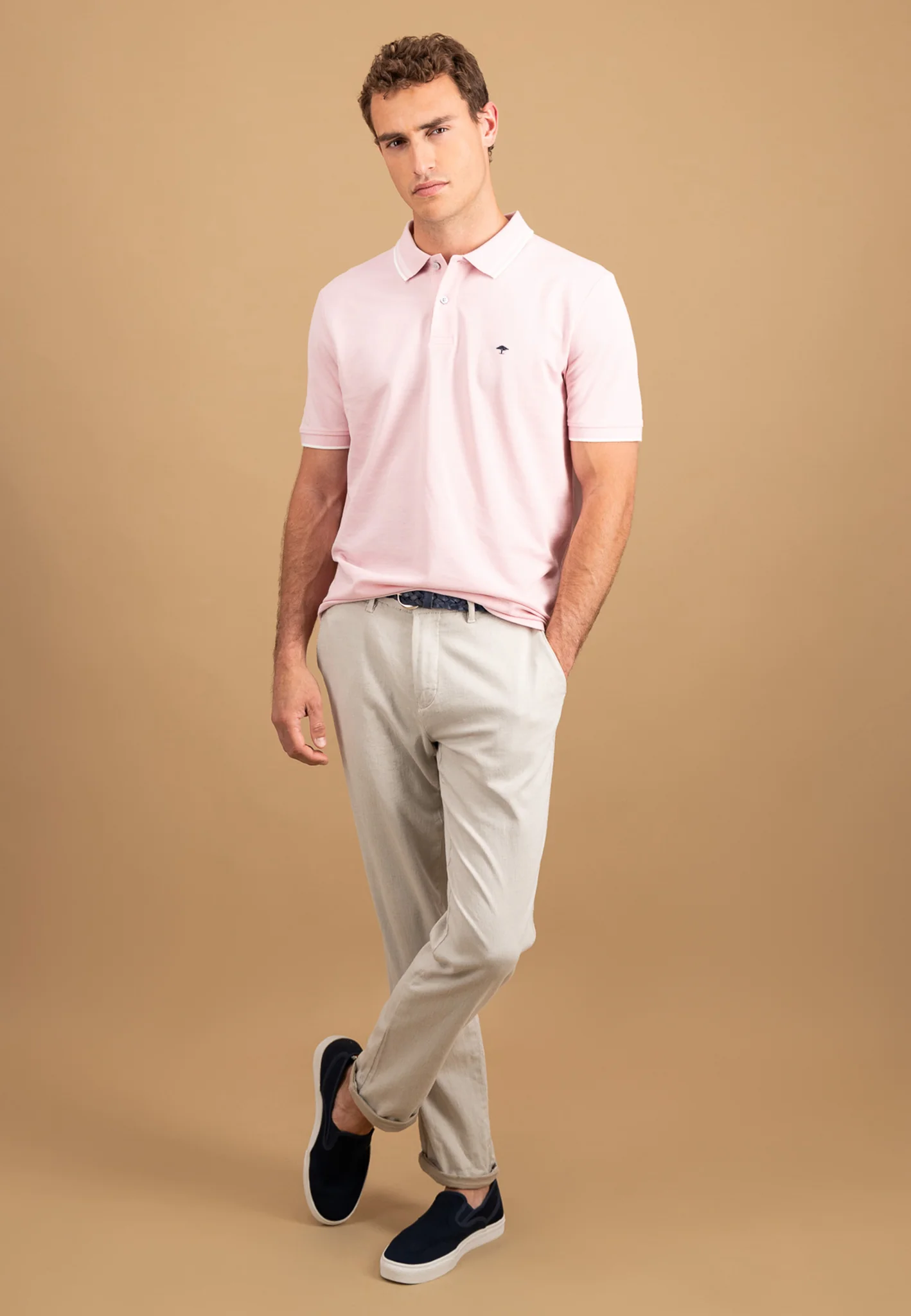 Poloshirt aus Baumwolle mit Logo Detail - Image 4