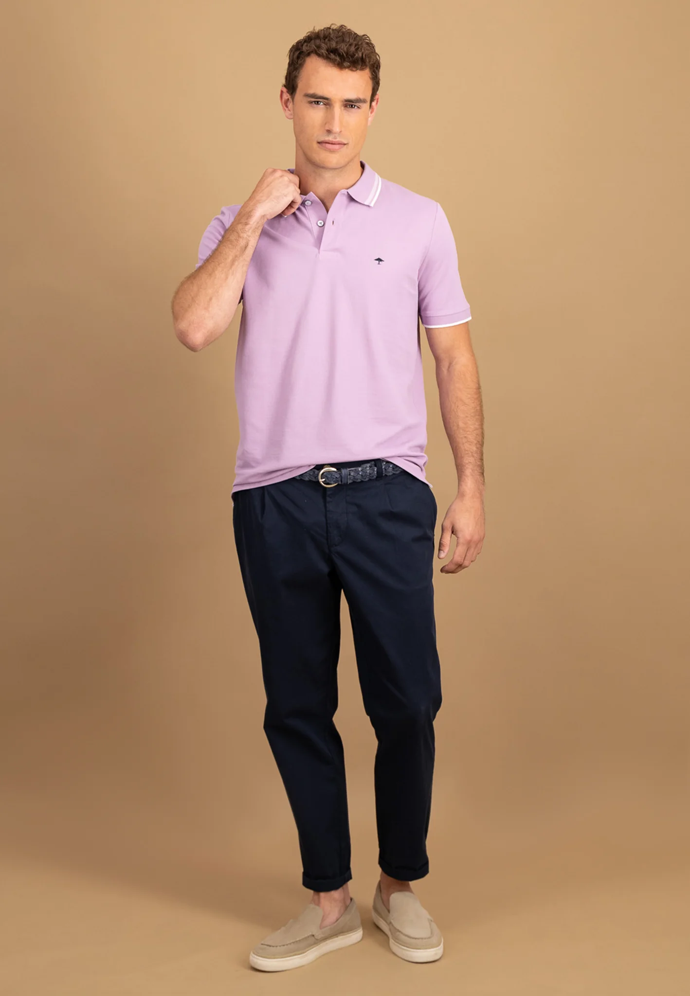 Poloshirt aus Baumwolle mit Logo Detail - Image 8