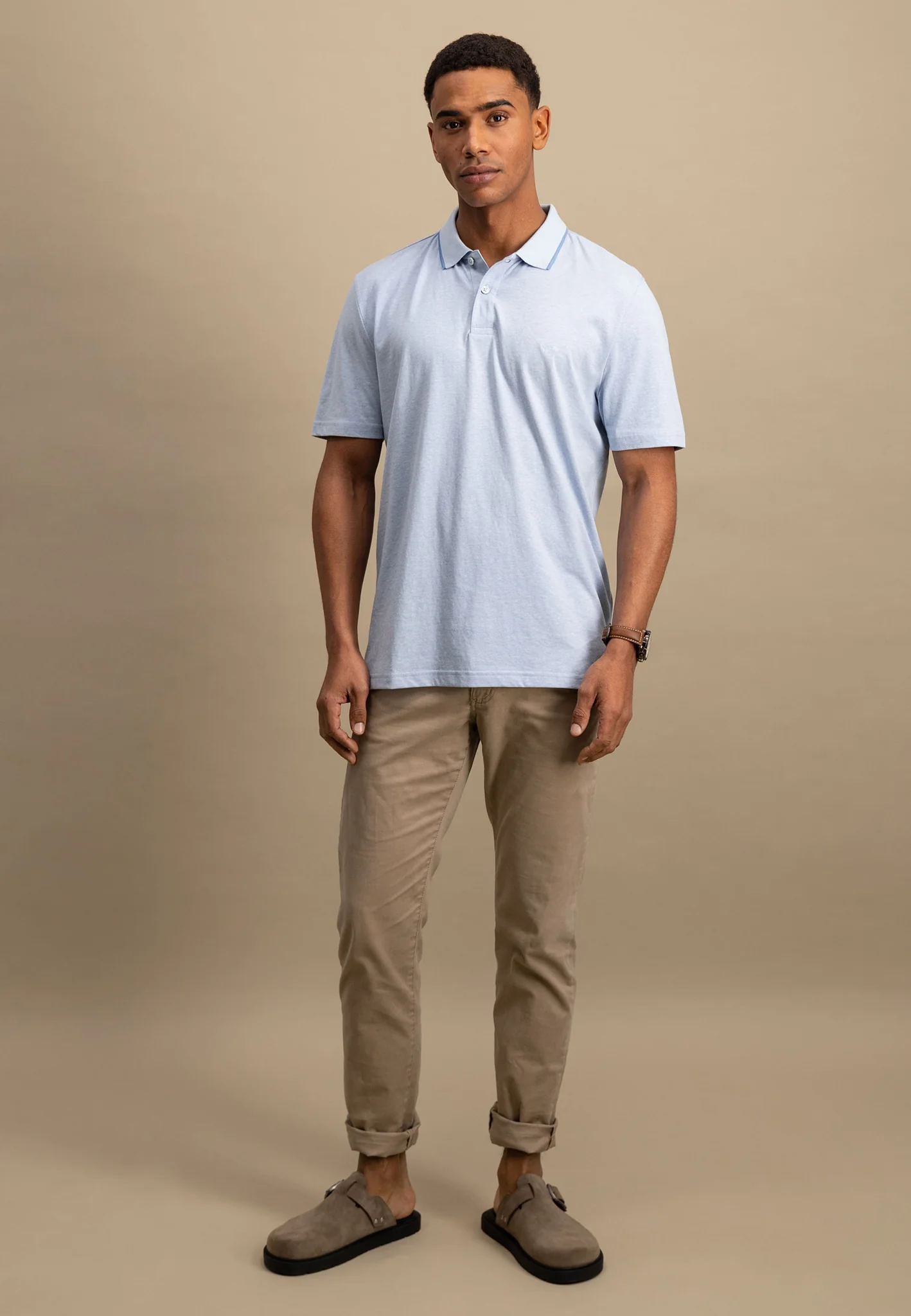 Poloshirt aus Baumwolle mit Logo Detail - Image 4
