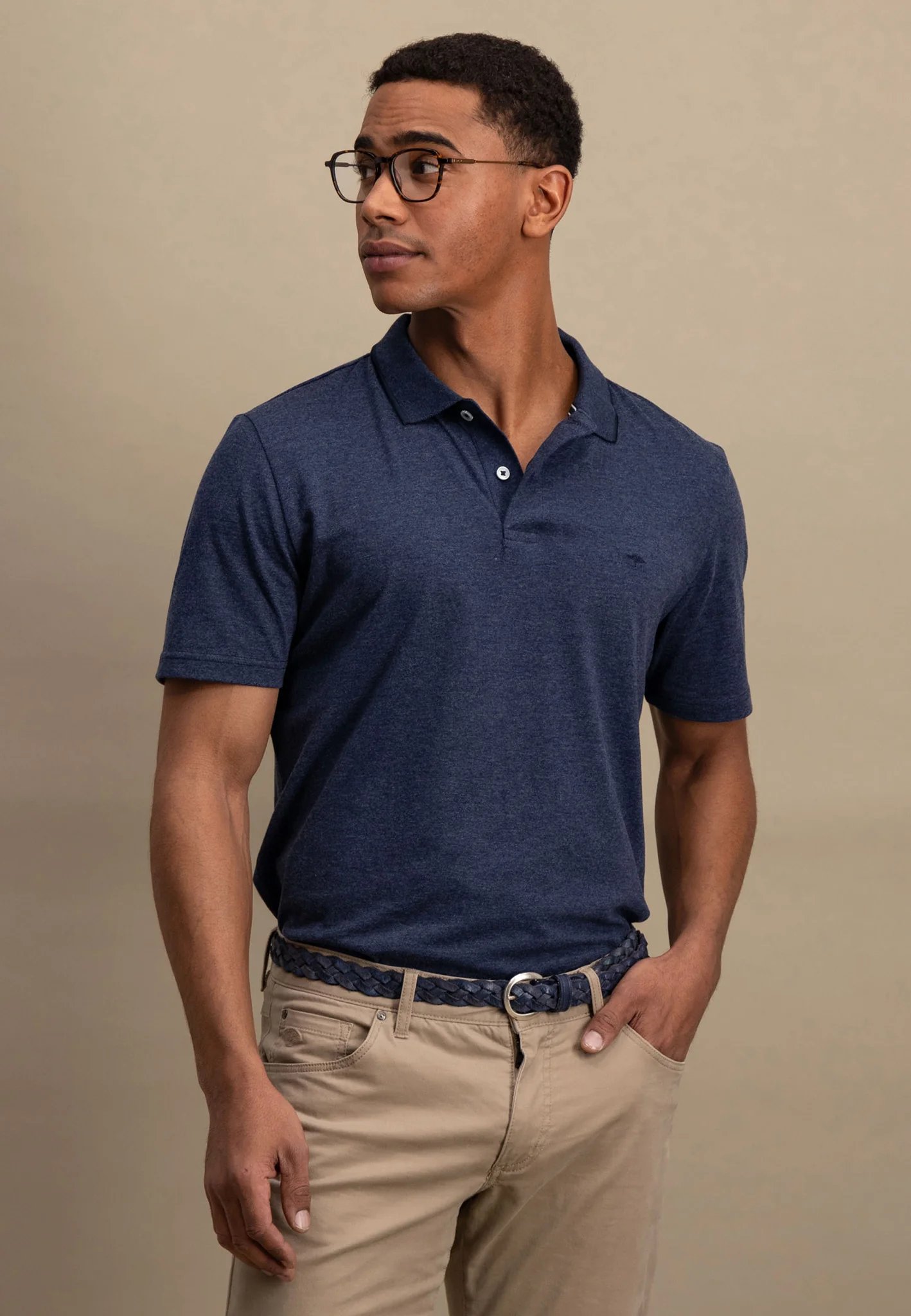 Poloshirt aus Baumwolle mit Logo Detail - Image 5