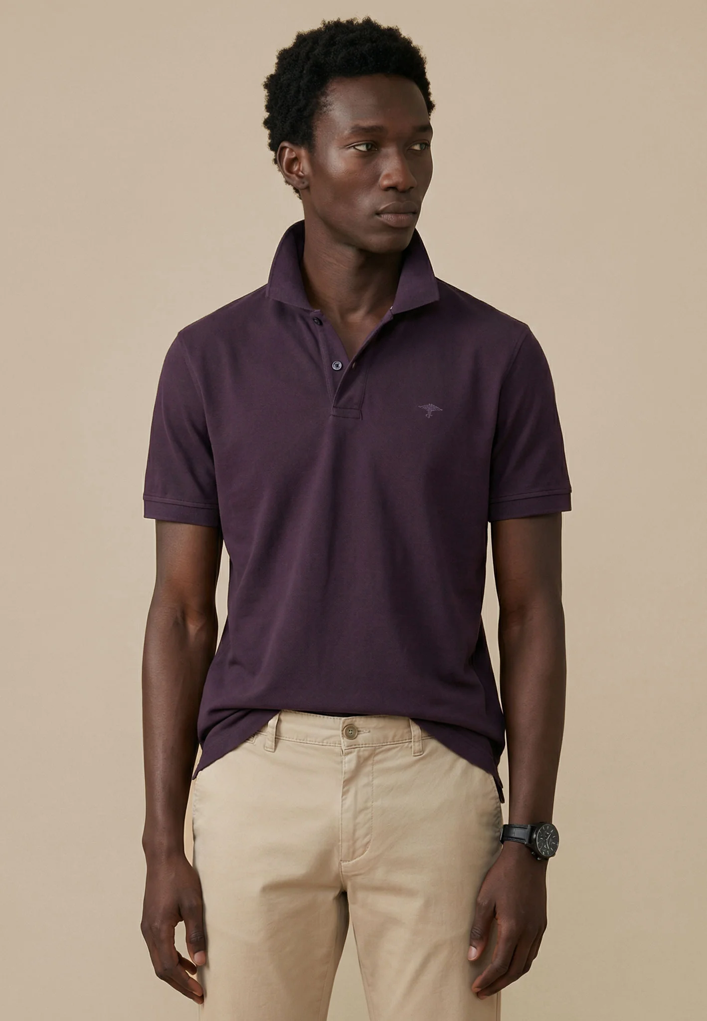 Poloshirt aus Baumwolle mit strukturierter Oberfläche – Premium Cotton - Image 10