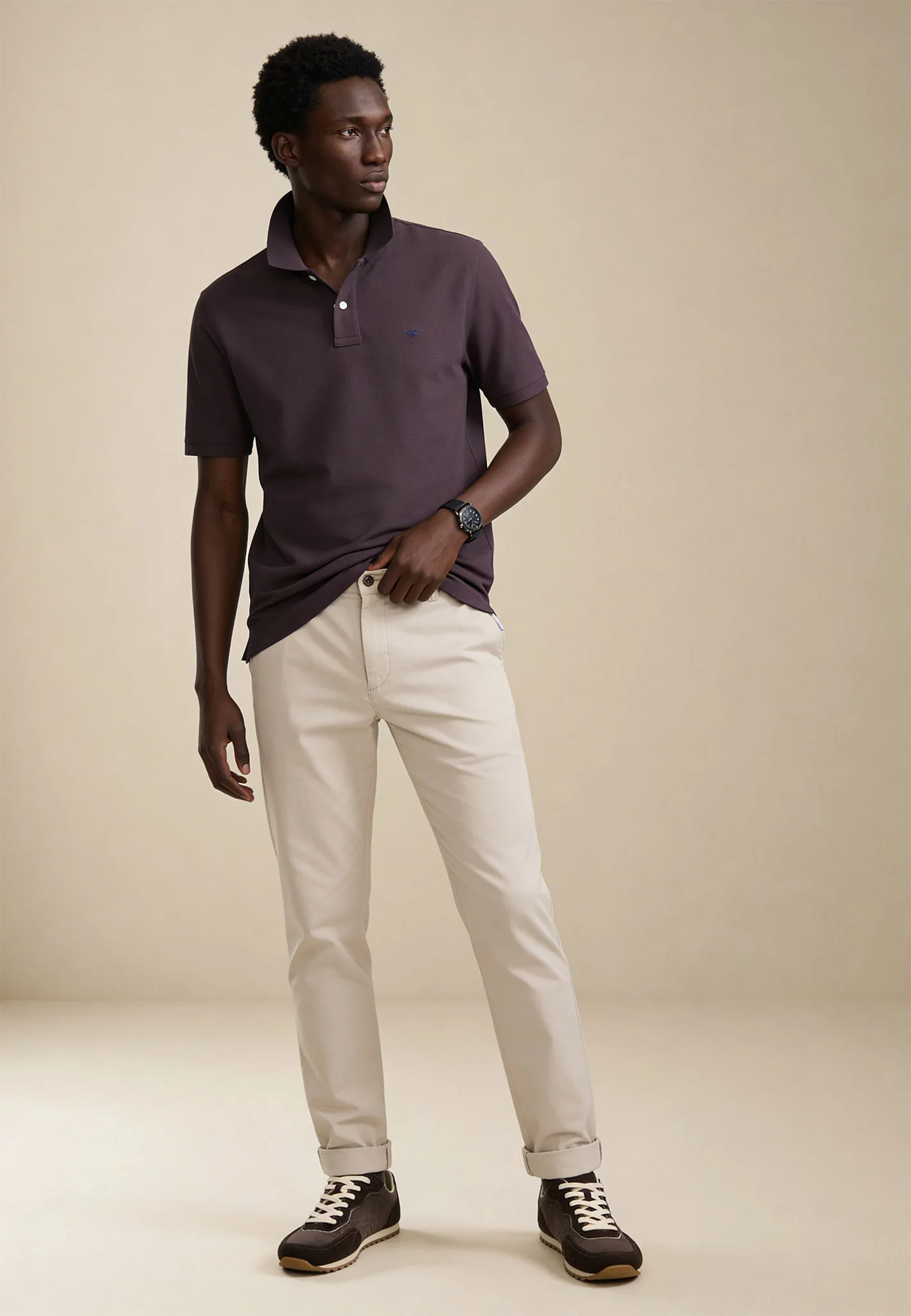 Poloshirt aus Baumwolle mit strukturierter Oberfläche – Premium Cotton - Image 11