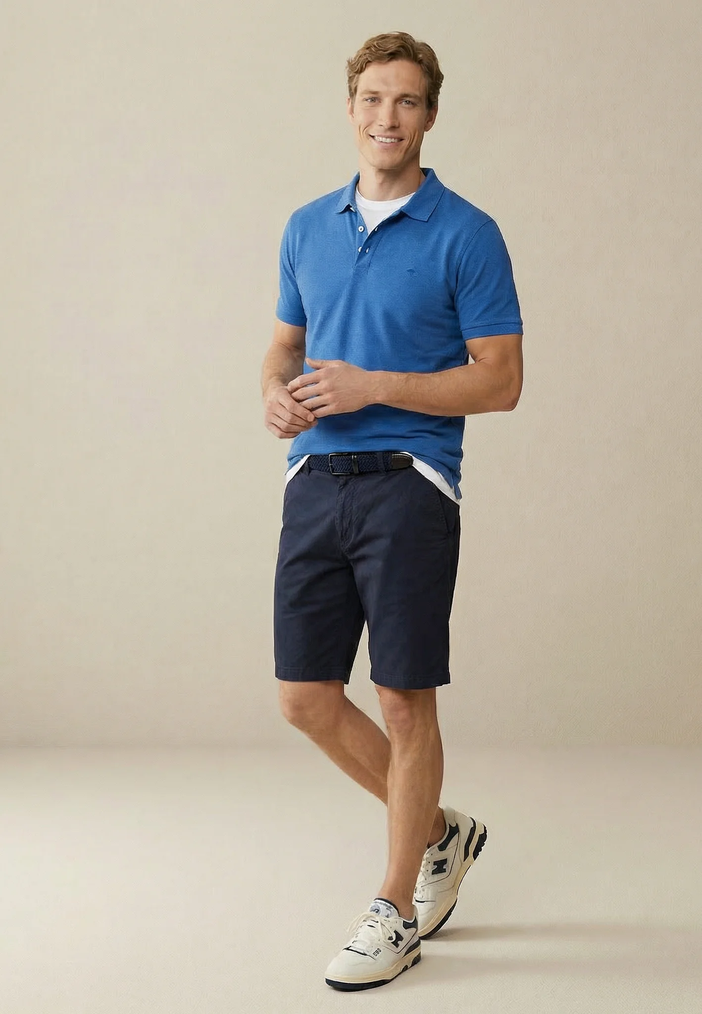 Poloshirt aus Baumwollmix mit klassischem Kragen - Image 13