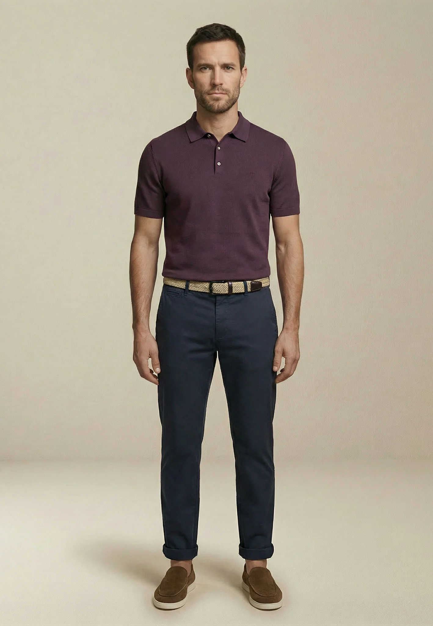 Poloshirt aus Baumwollmix mit klassischem Kragen - Image 2