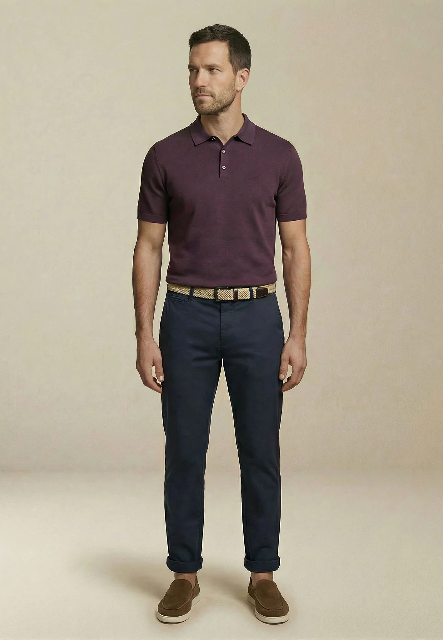 Poloshirt aus Baumwollmix mit klassischem Kragen - Image 3