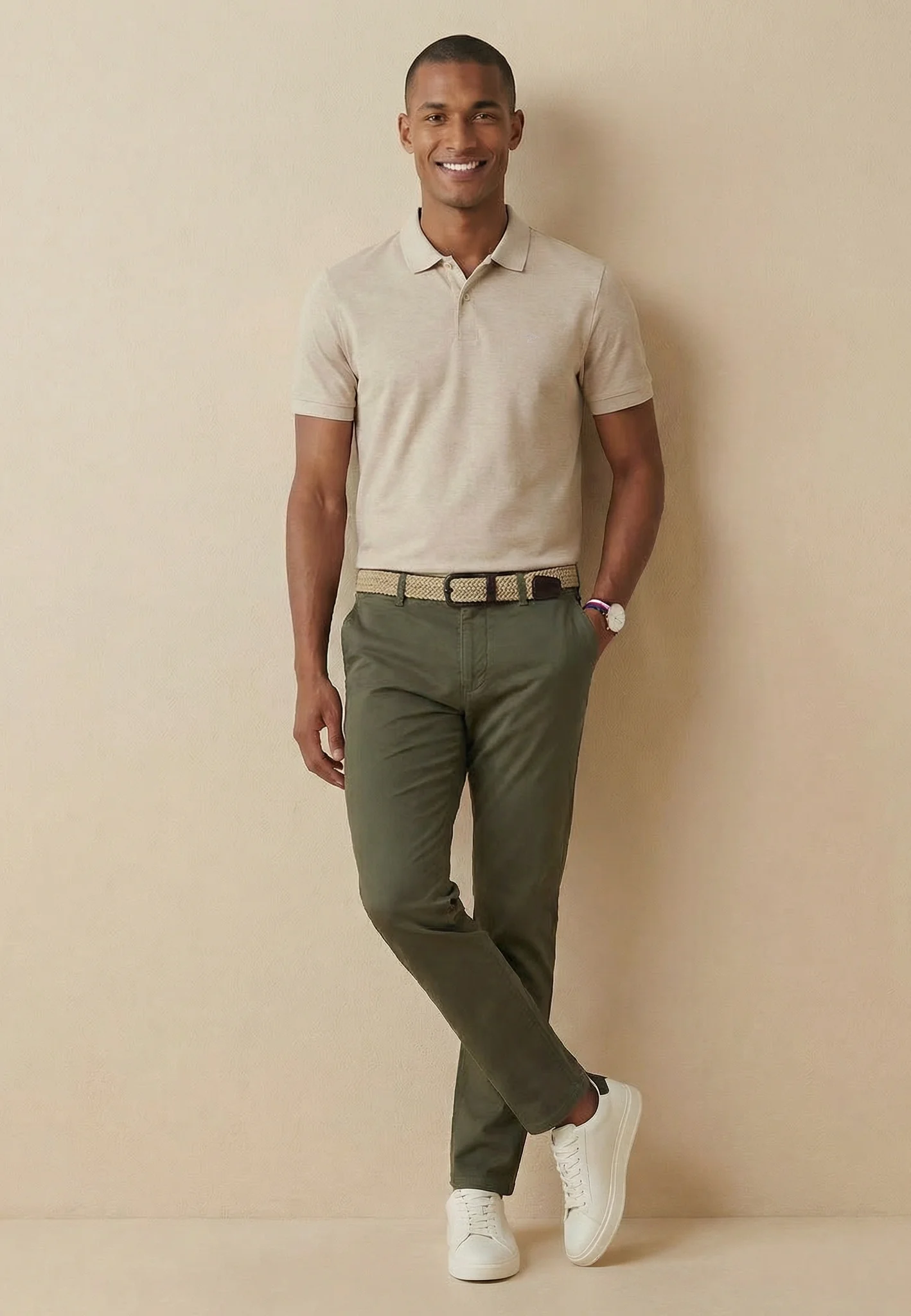 Poloshirt aus Baumwollmix mit klassischem Kragen - Image 32