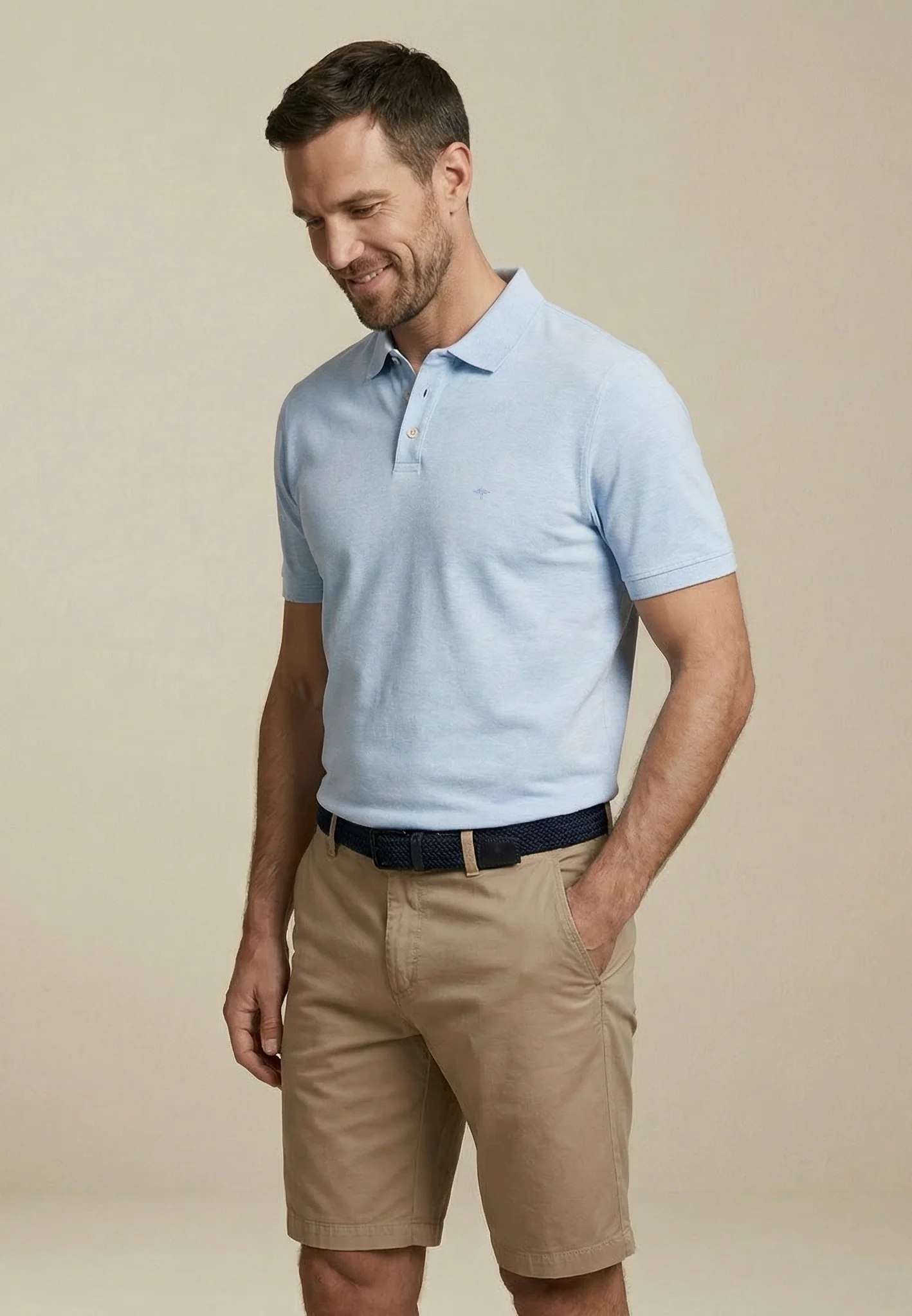 Poloshirt aus Baumwollmix mit klassischem Kragen - Image 6